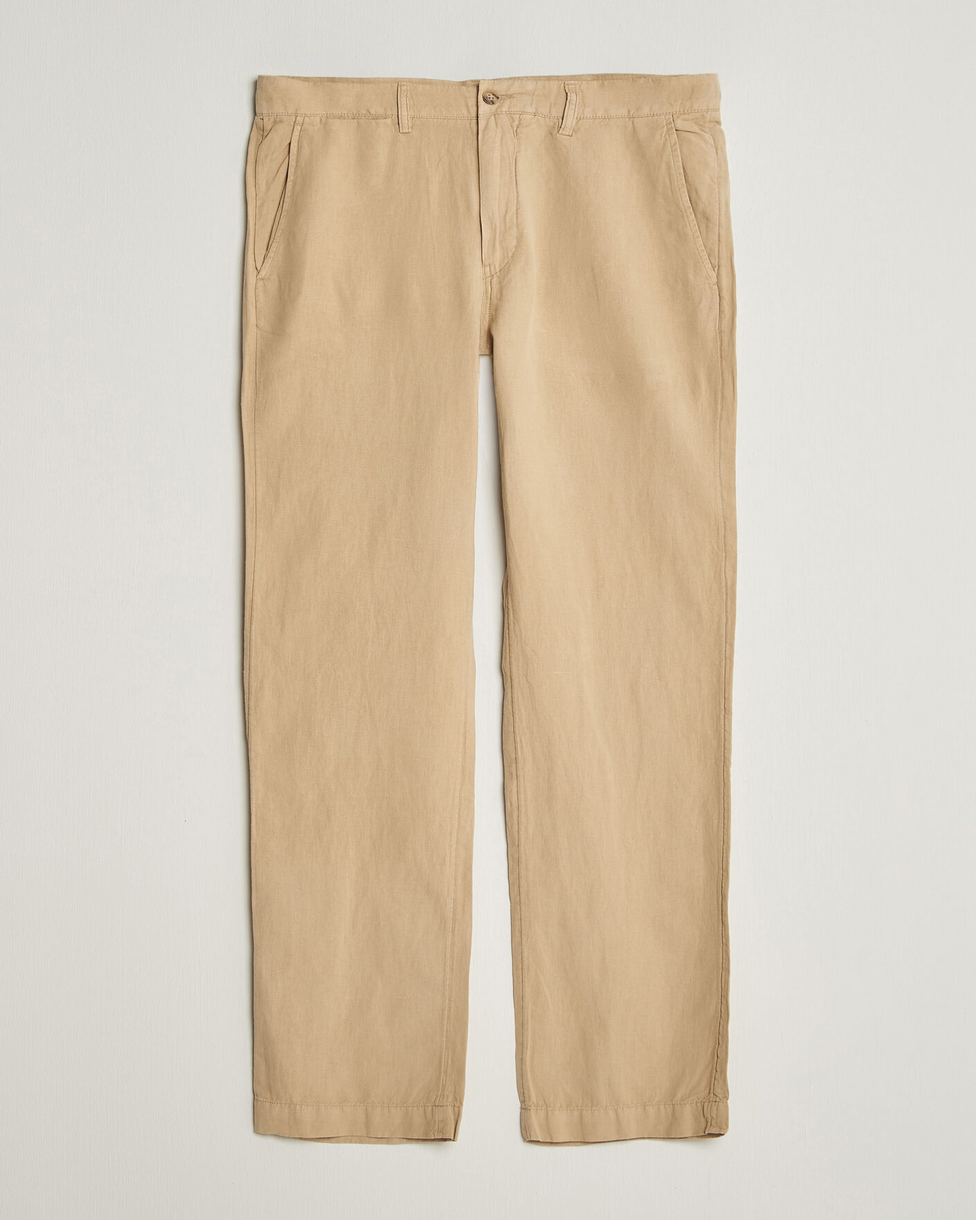 Mies | Housut | Polo Ralph Lauren | Linen Cotton Pants Coastal Beige