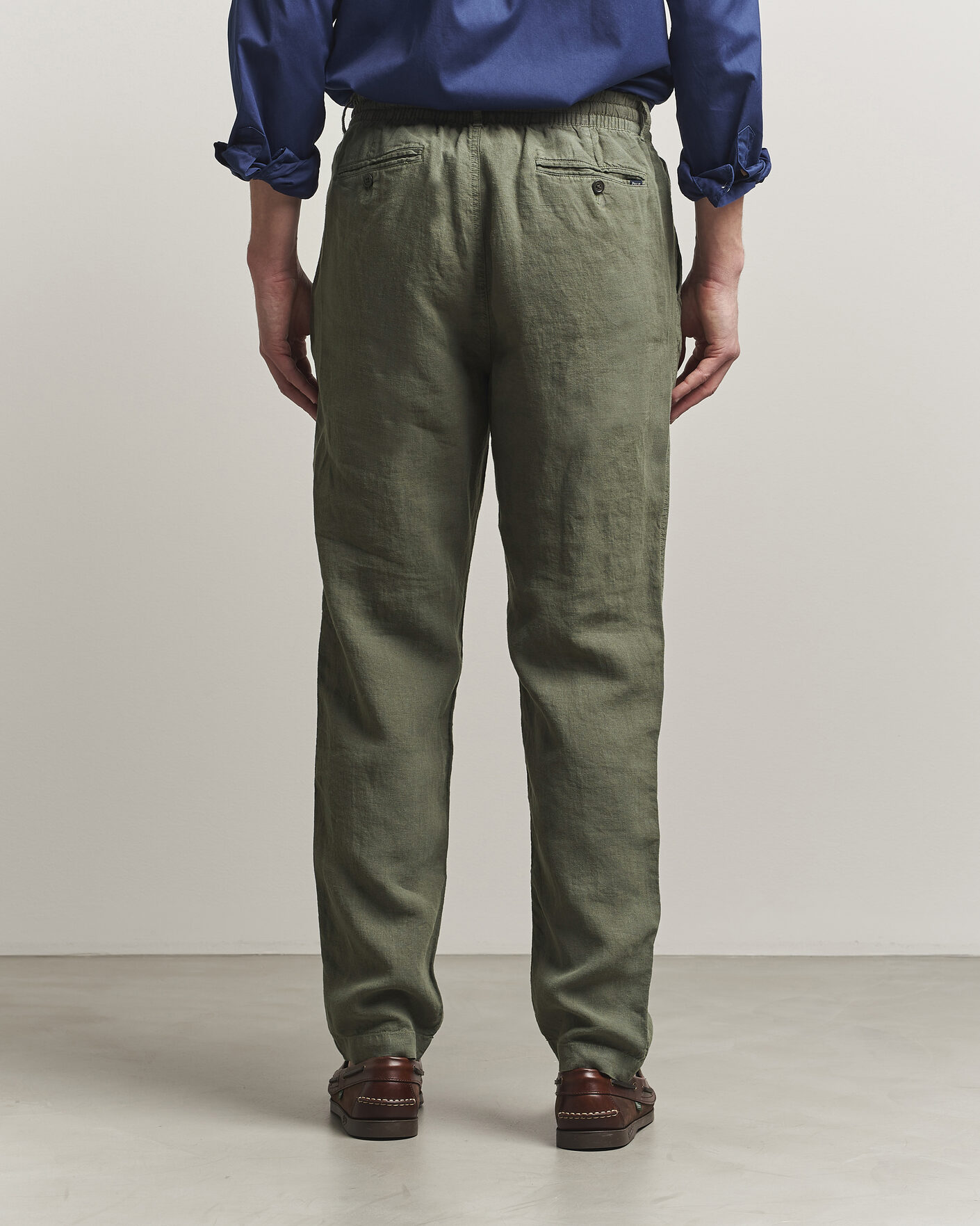 Mies | Housut | Polo Ralph Lauren | Prepster Linen Trousers New Olive