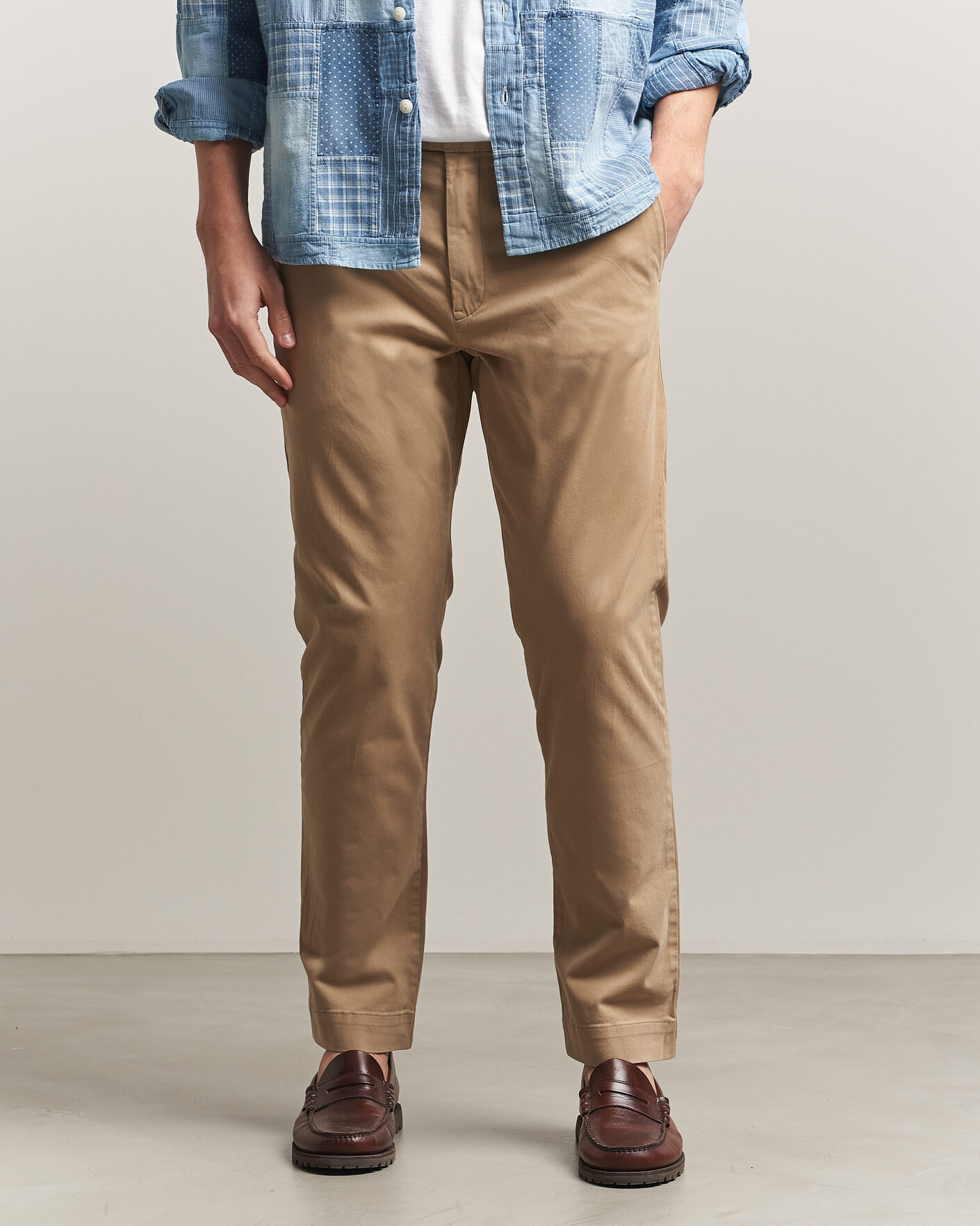 Mies | Housut | Polo Ralph Lauren | Jarrett Satin Chinos Khaki Hill
