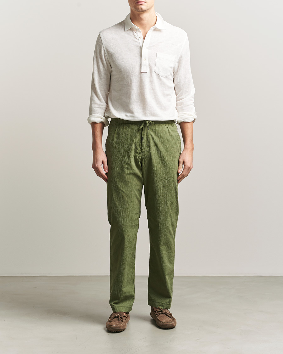 Mies | Housut | Polo Ralph Lauren | Seersucker Pants Supply Olive