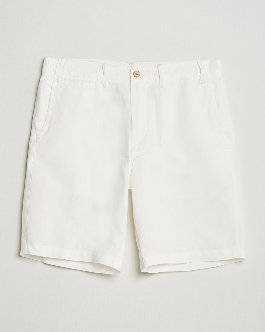 Mies | Shortsit | Polo Ralph Lauren | Cotton/Linen Shorts Deckwash White