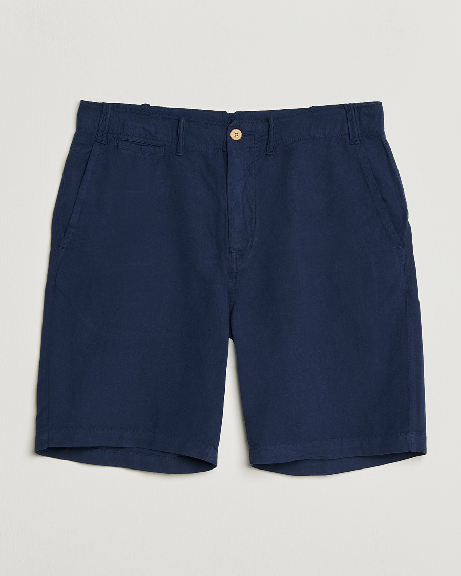 Mies | Shortsit | Polo Ralph Lauren | Cotton/Linen Shorts Spring Navy
