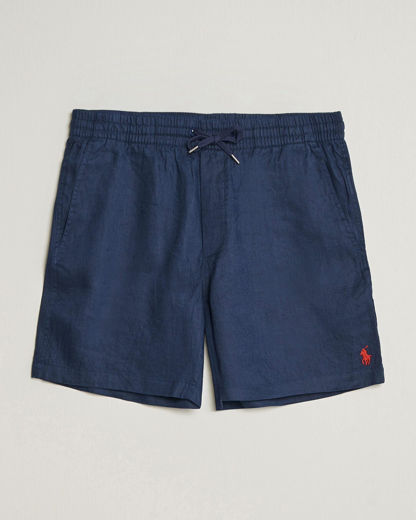 Mies | Shortsit | Polo Ralph Lauren | Dyed Linen Shorts Newport Navy