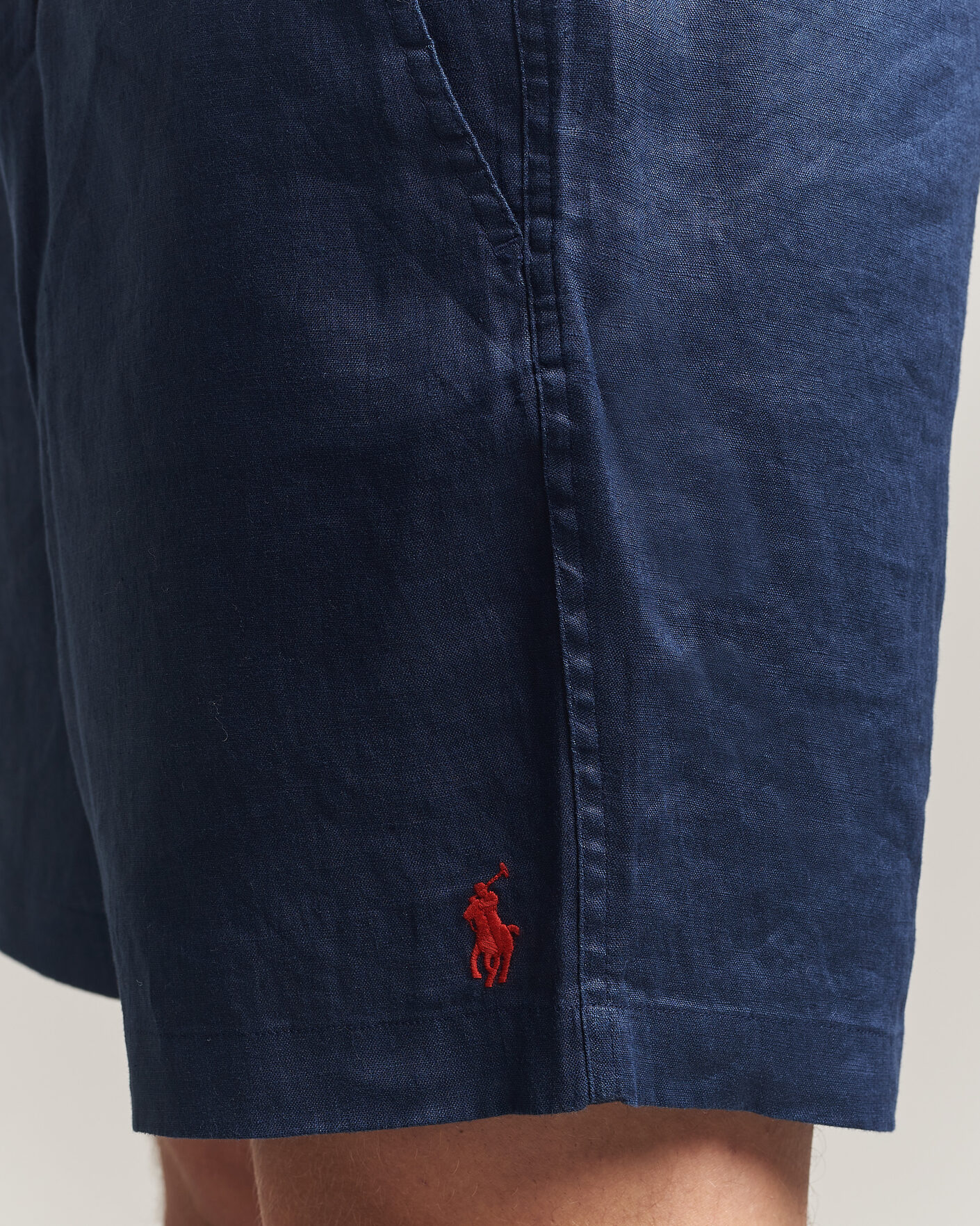 Mies | Shortsit | Polo Ralph Lauren | Dyed Linen Shorts Newport Navy
