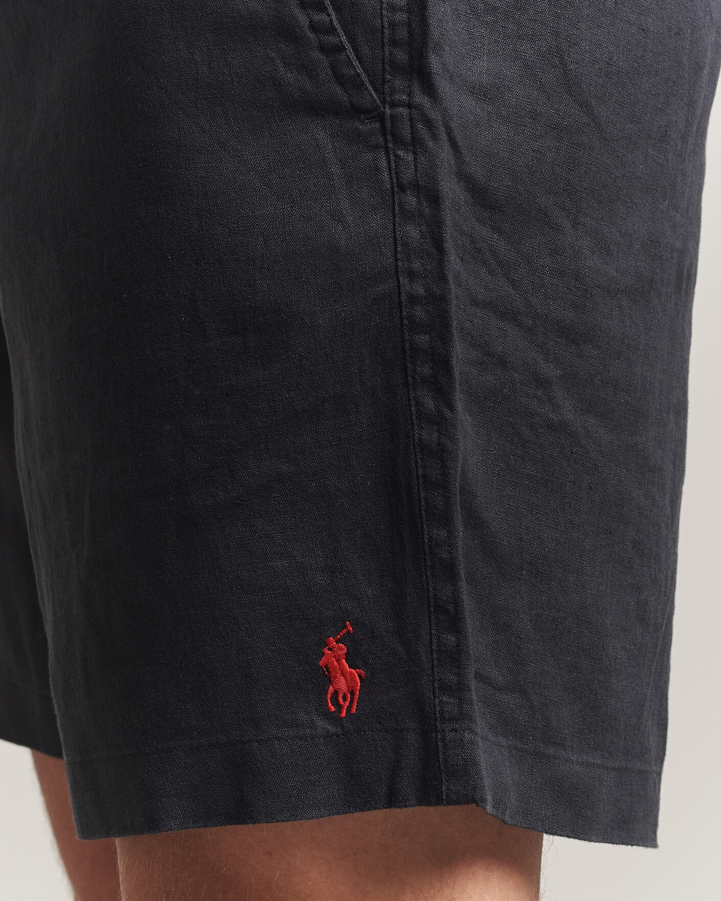 Mies | Shortsit | Polo Ralph Lauren | Dyed Linen Shorts Polo Black