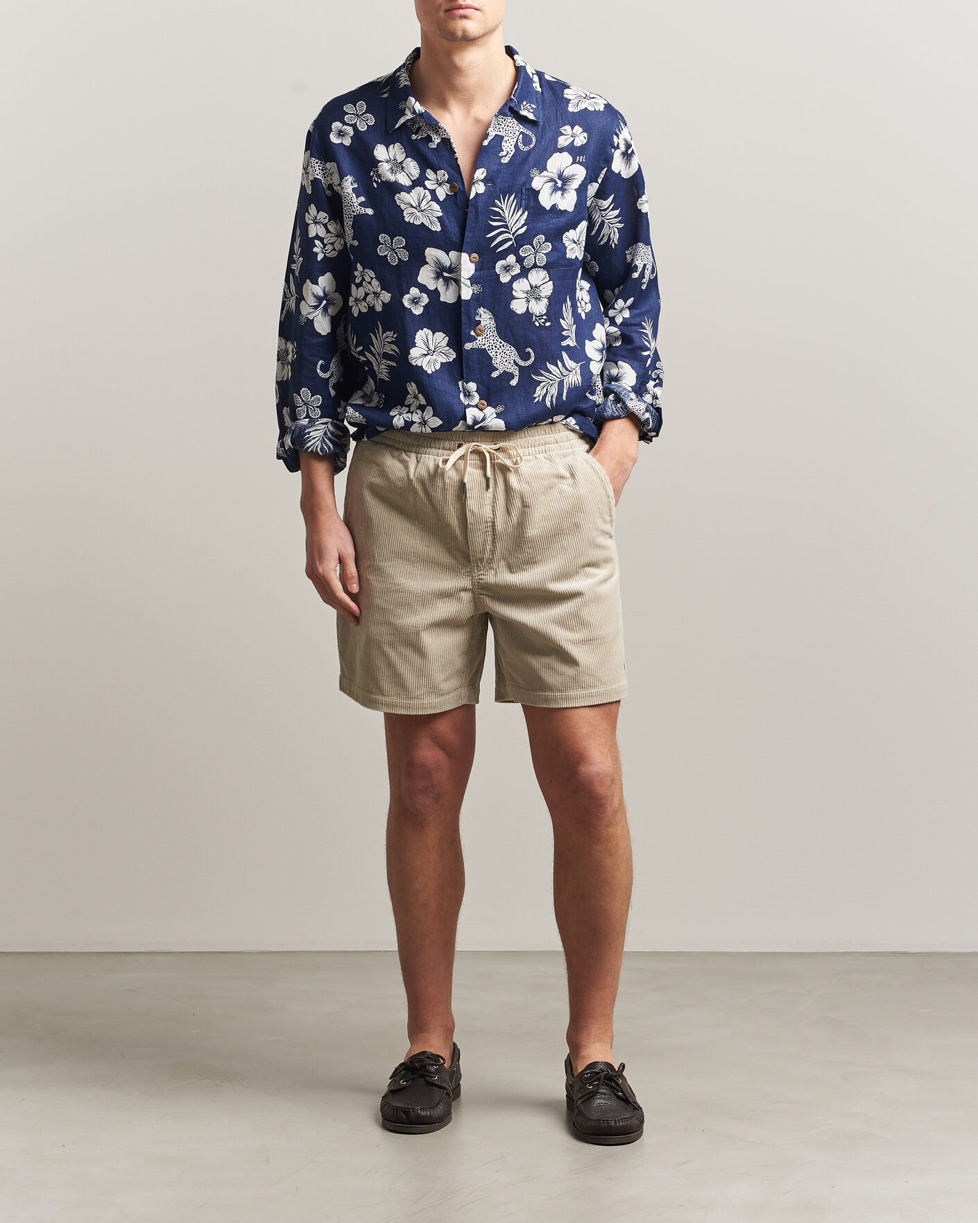 Mies | Shortsit | Polo Ralph Lauren | Corduroy Shorts Khaki Stone