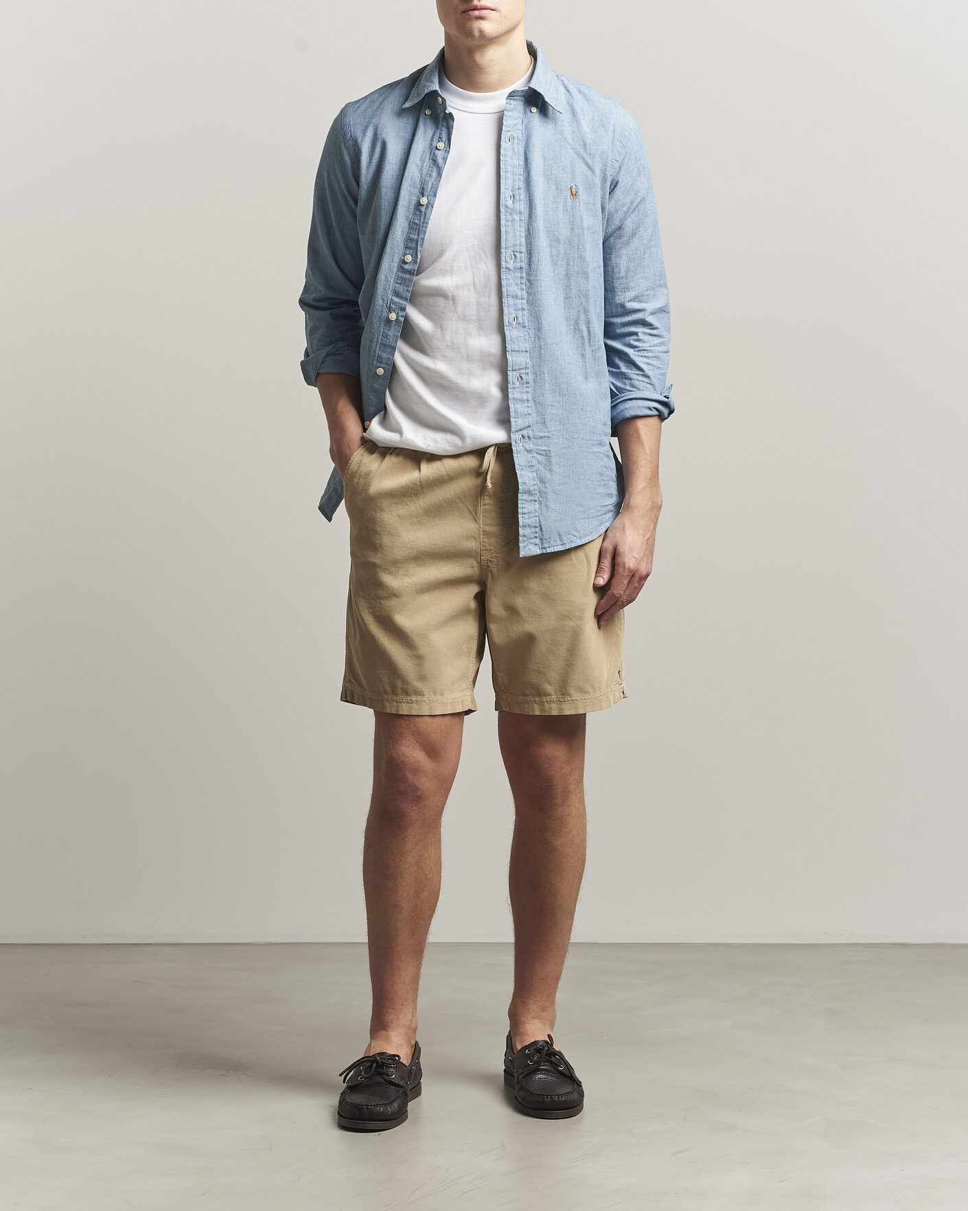 Mies | Shortsit | Polo Ralph Lauren | Wale Cord Shorts Paddock Tan