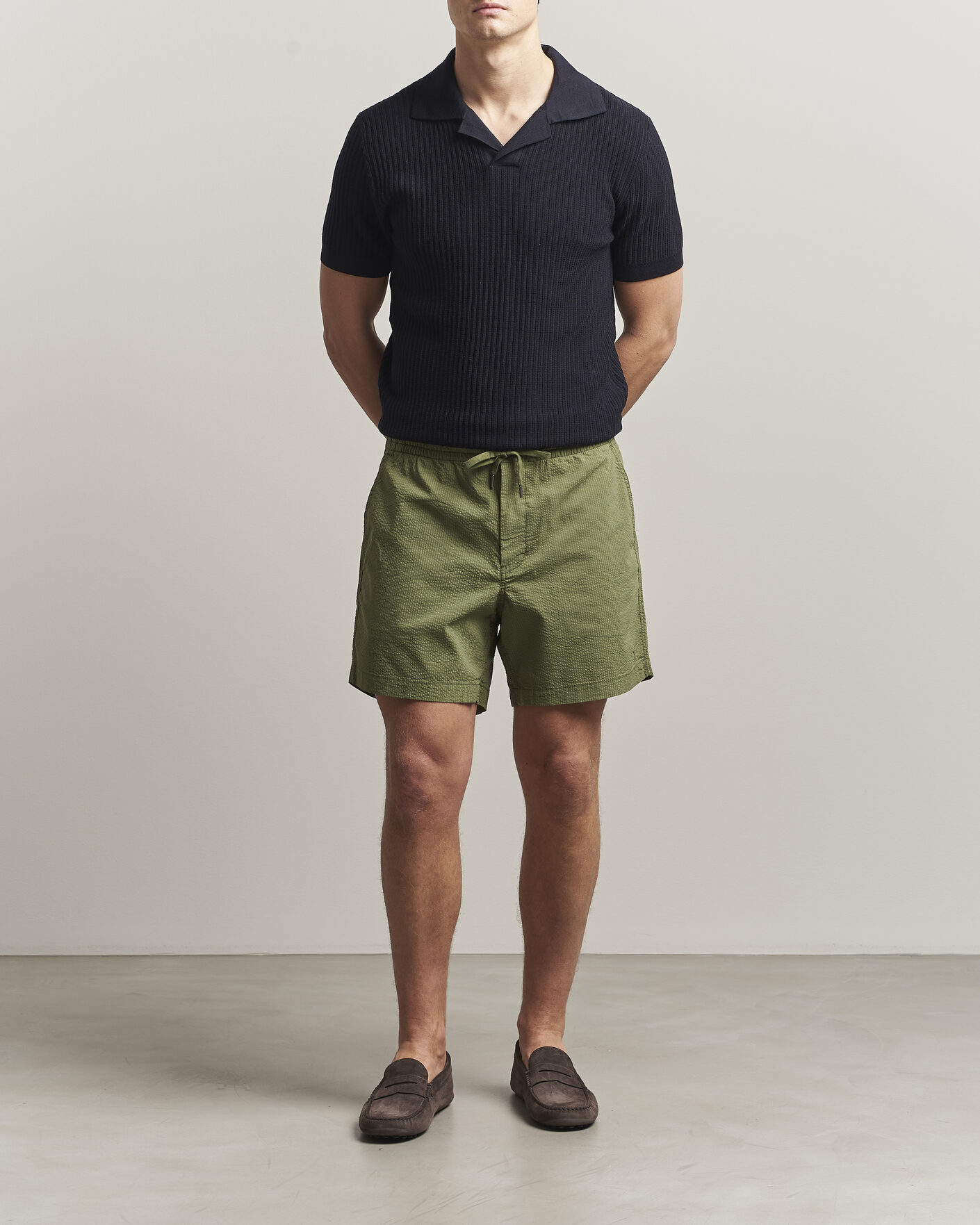 Mies | Shortsit | Polo Ralph Lauren | Seersucker Shorts Supply Olive