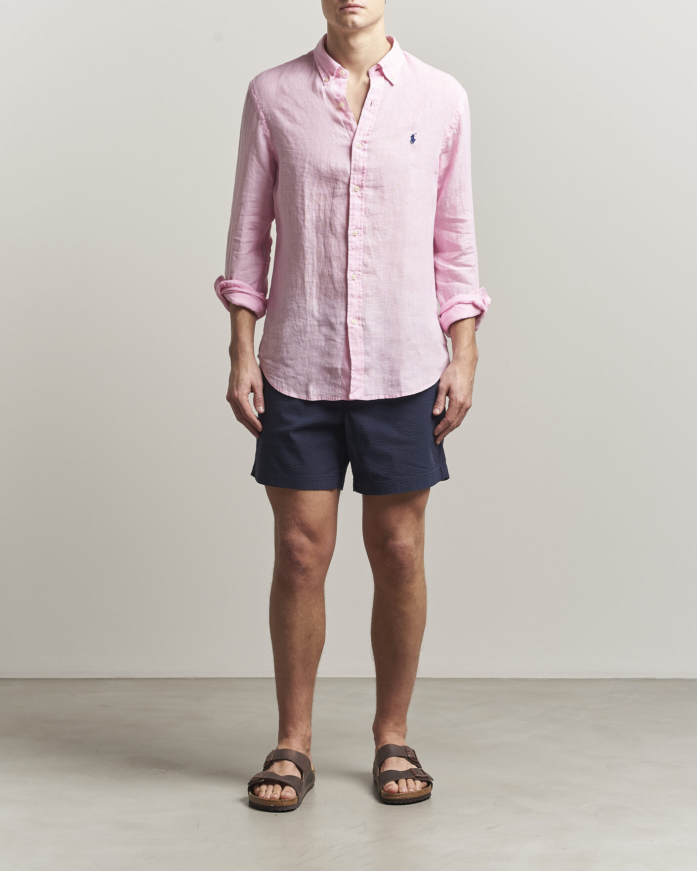 Mies | Shortsit | Polo Ralph Lauren | Seersucker Shorts Newport Navy