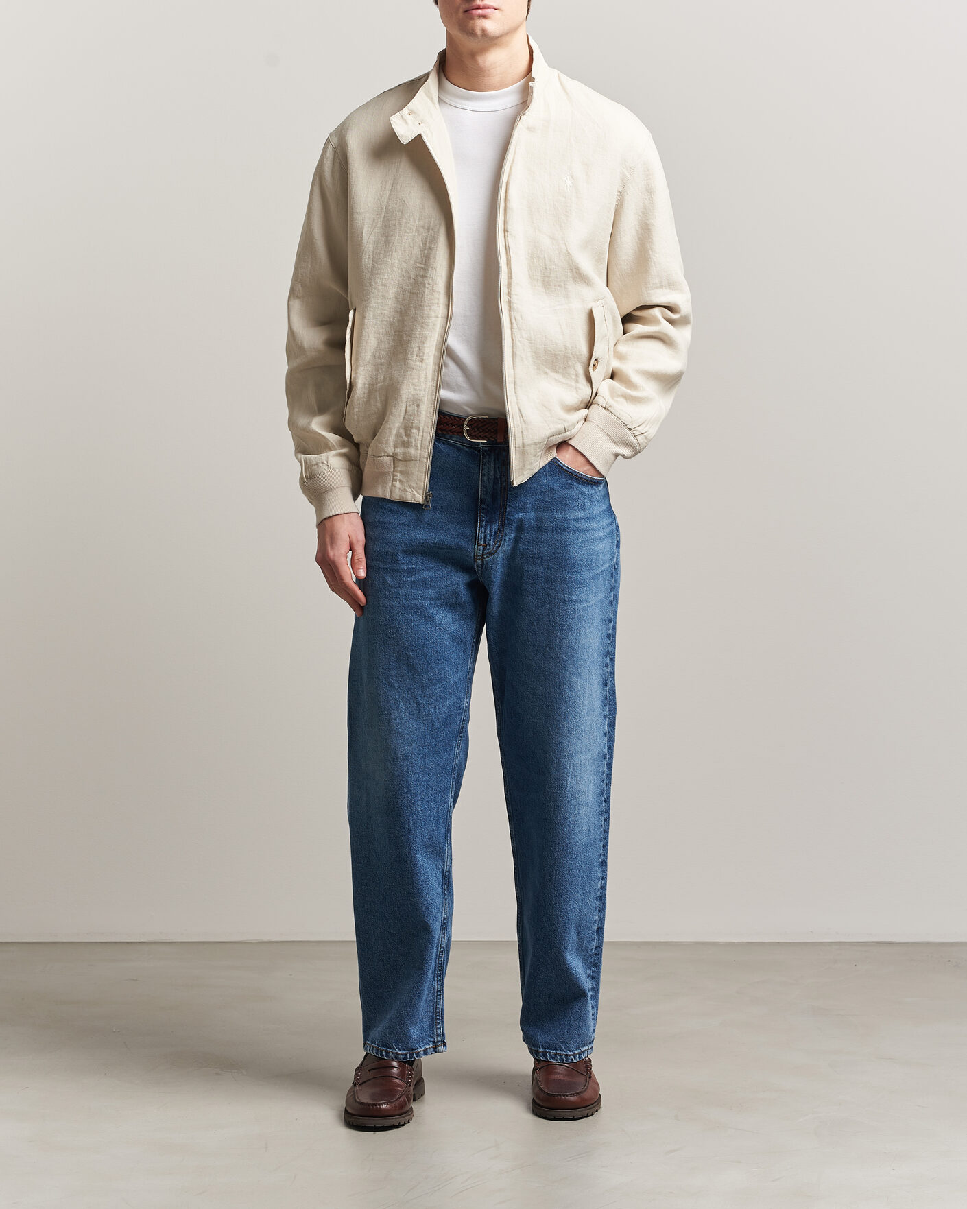 Mies | Takit | Polo Ralph Lauren | Linen Herringbone Windbreaker Basic Sand