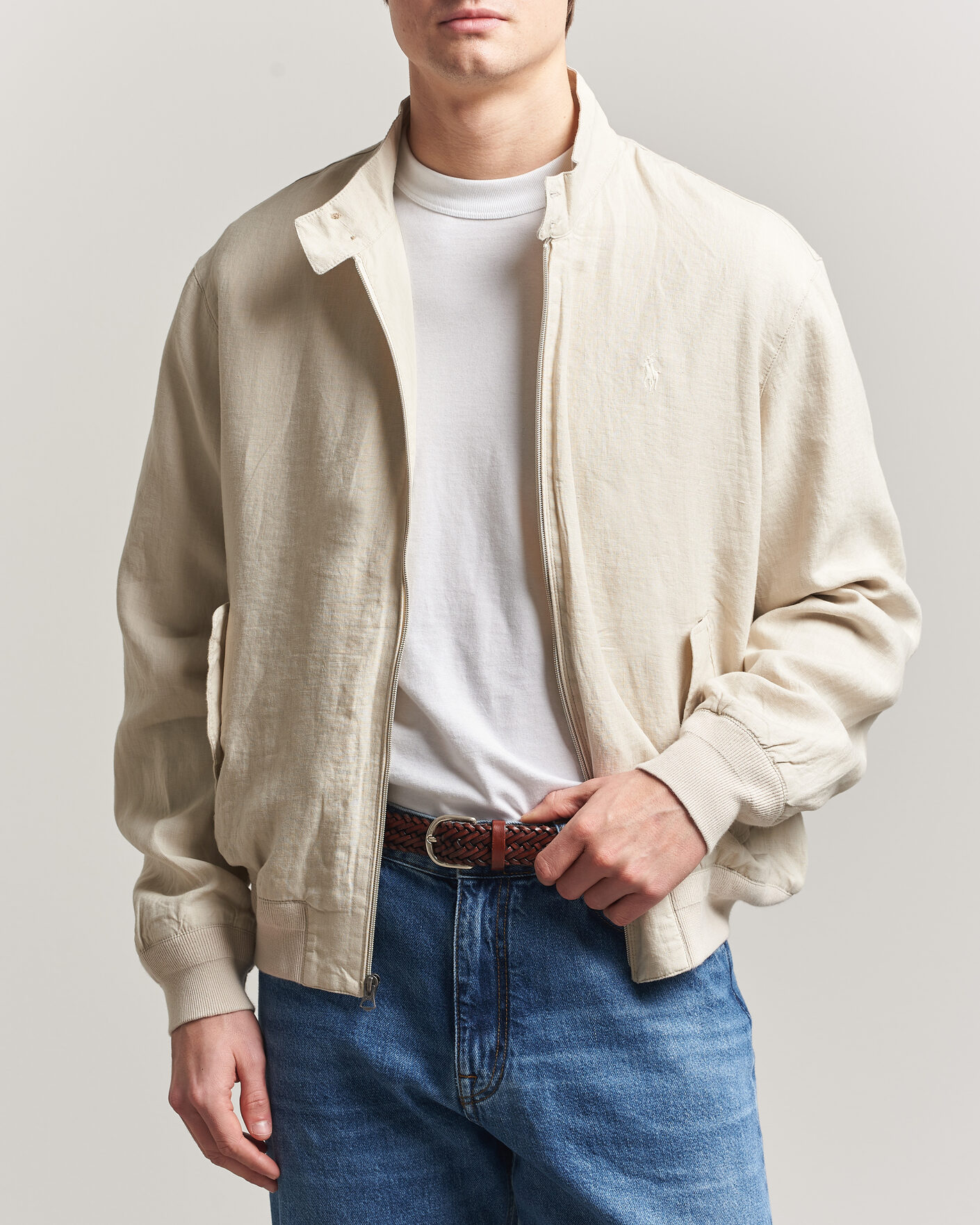 Mies | Takit | Polo Ralph Lauren | Linen Herringbone Windbreaker Basic Sand