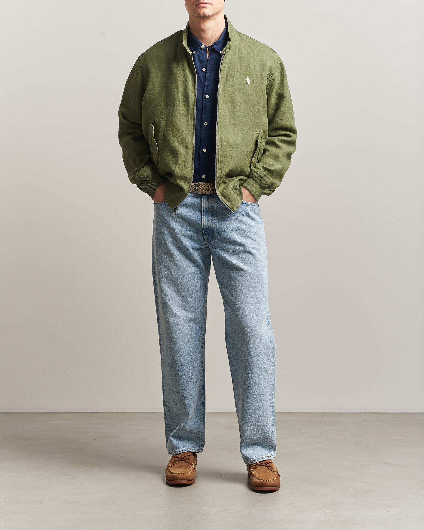 Mies | Takit | Polo Ralph Lauren | Linen Herringbone Windbreaker Garden Trail