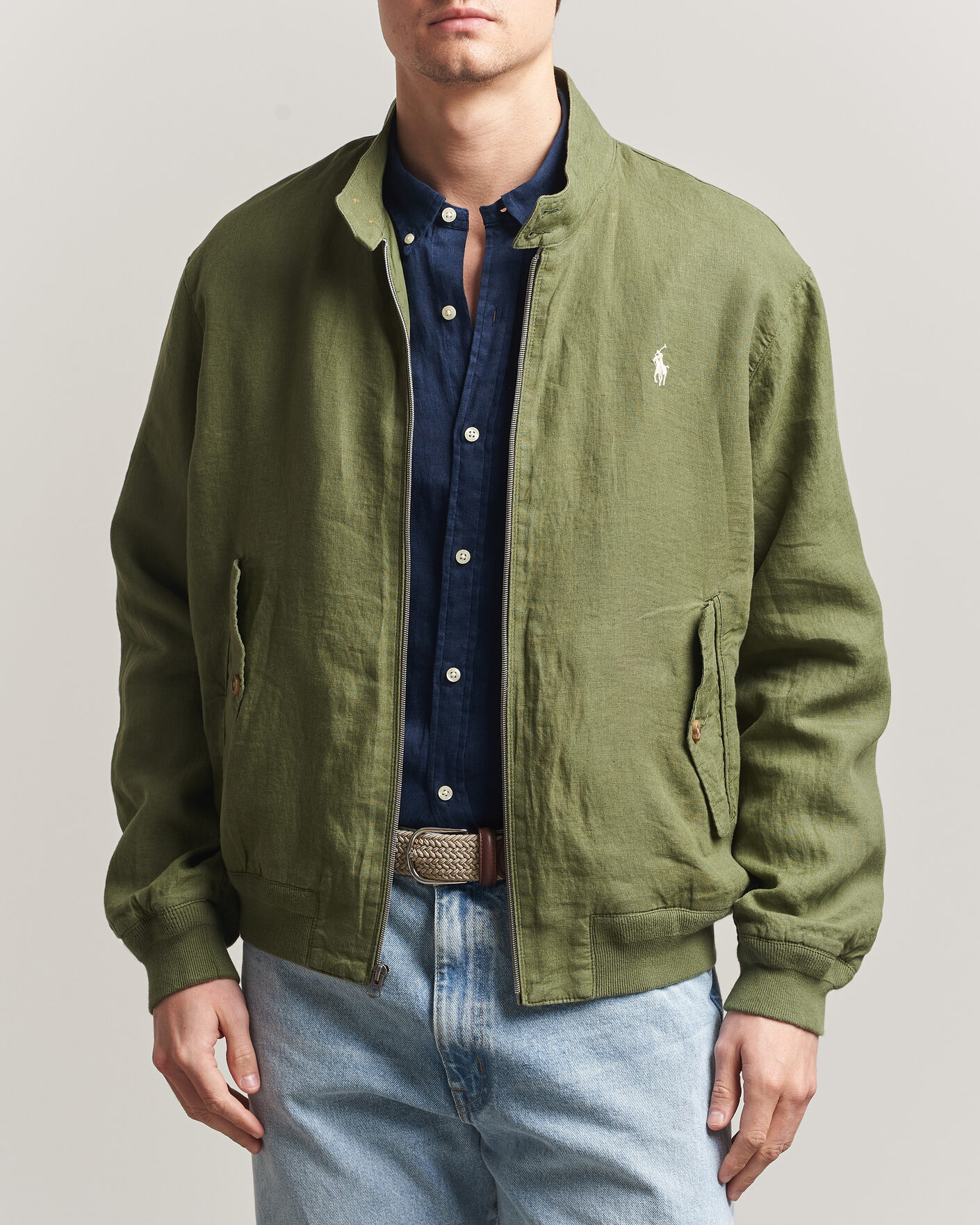 Mies | Takit | Polo Ralph Lauren | Linen Herringbone Windbreaker Garden Trail