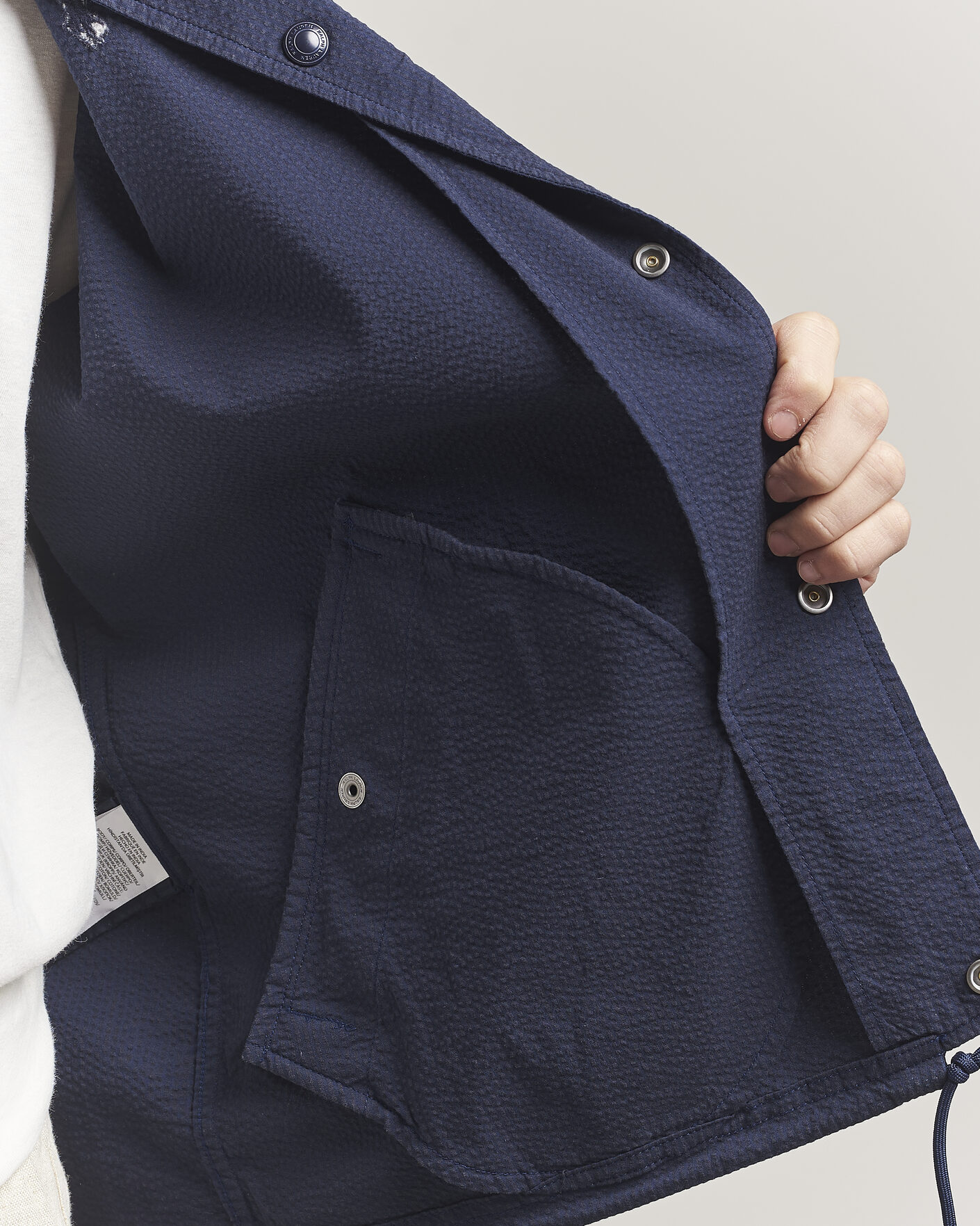 Mies | Takit | Polo Ralph Lauren | Seersucker Windbreaker Jacket Newport Navy