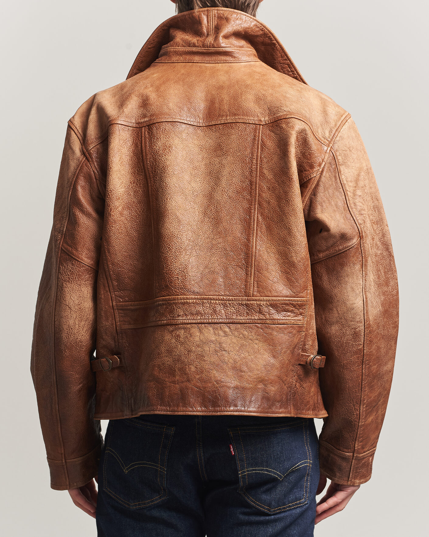Mies | Takit | Polo Ralph Lauren | Cow Leather Moto Jacket Brown