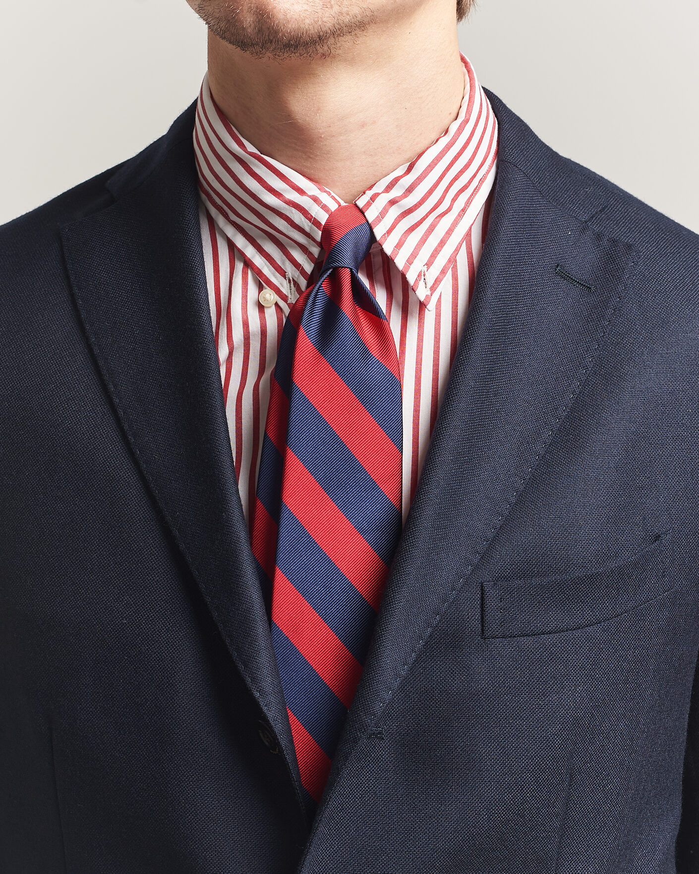 Mies | Solmiot | Polo Ralph Lauren | Striped Club Tie Navy/Red