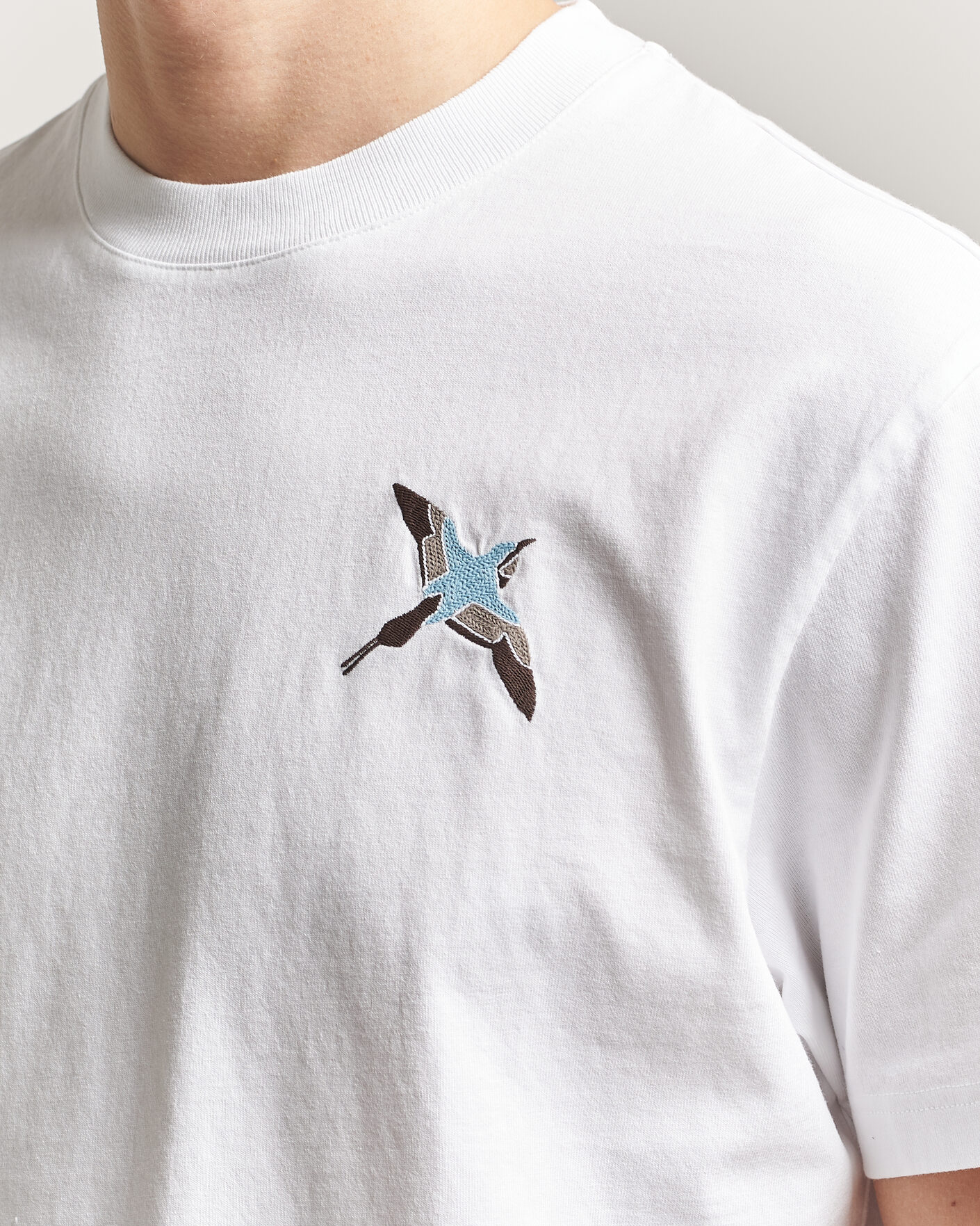 Mies | T-paidat | Axel Arigato | Micro Bee Bird T-Shirt White
