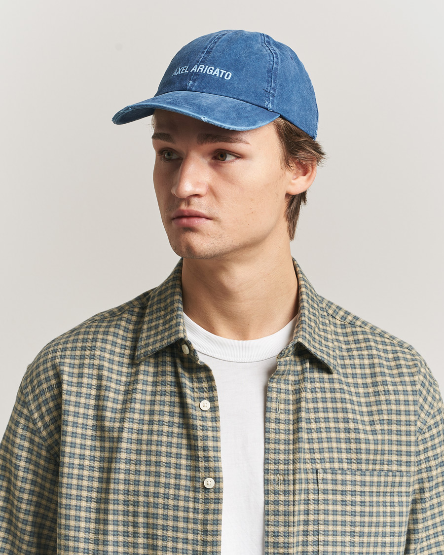 Mies | Päähineet | Axel Arigato | AA Logo Cap Washed Blue