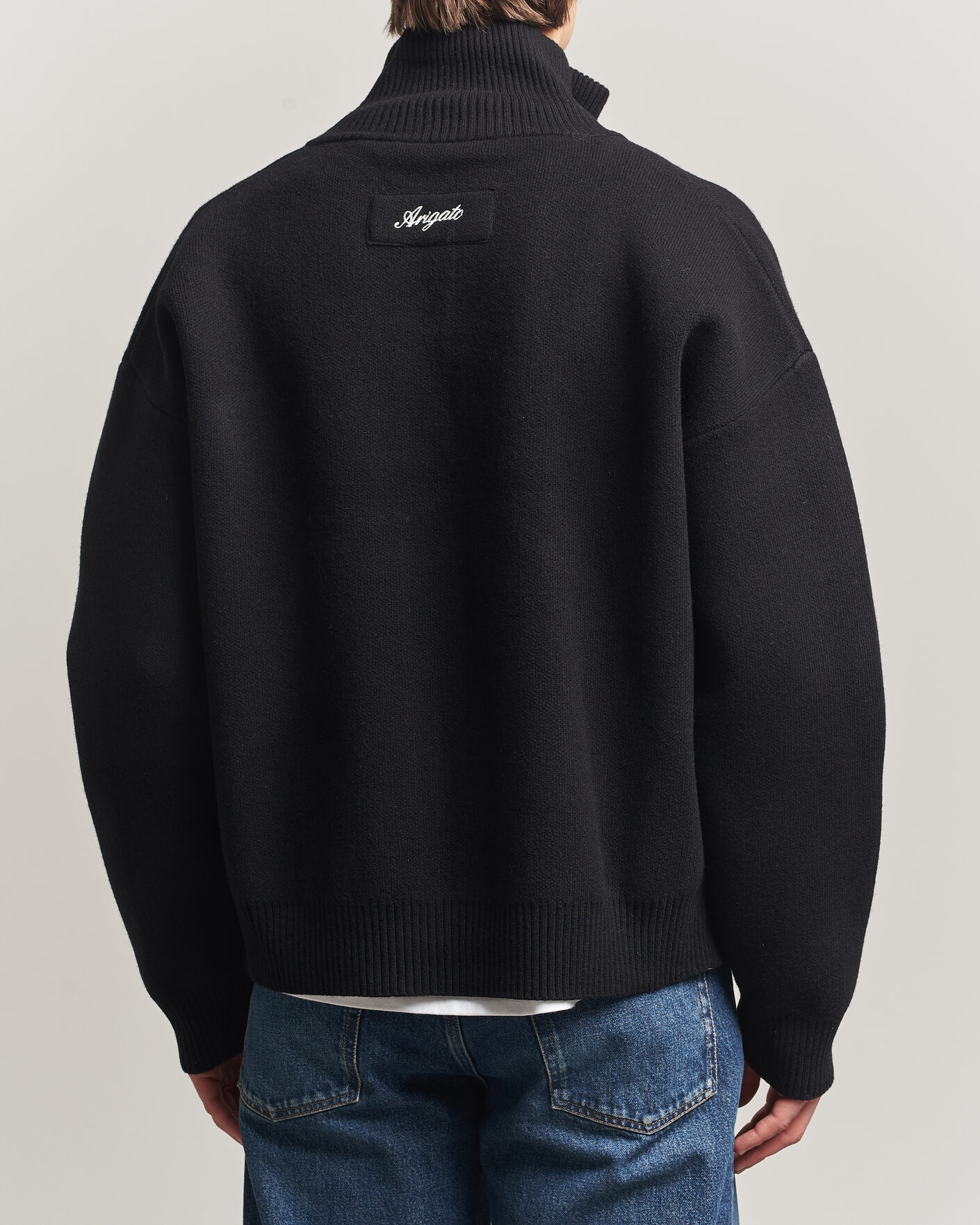 Mies | Puserot | Axel Arigato | Core Zip-Up Sweater Black
