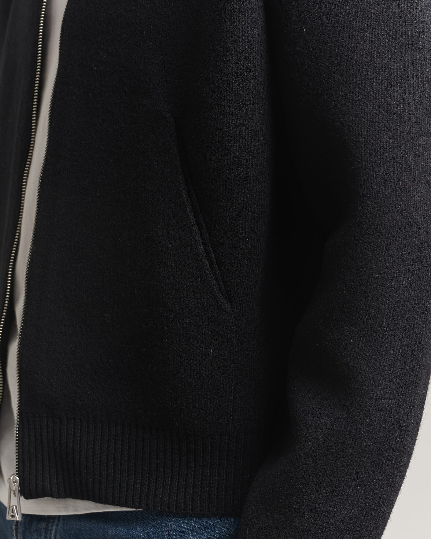 Mies | Puserot | Axel Arigato | Core Zip-Up Sweater Black