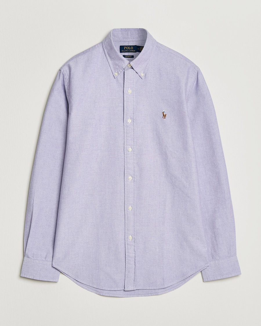 Mies | Kauluspaidat | Polo Ralph Lauren | Custom Fit Oxford Shirt Tissel Purple