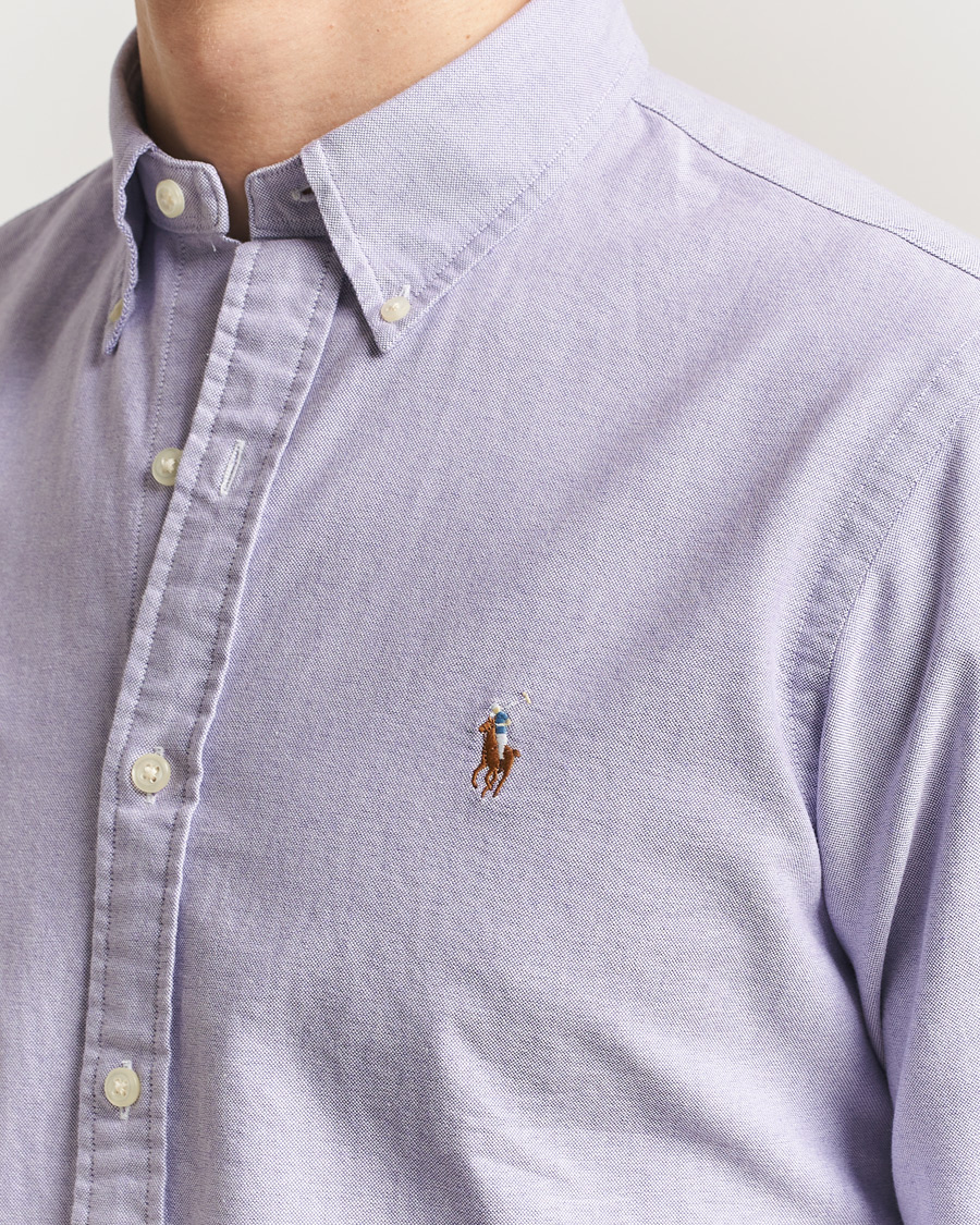 Mies | Kauluspaidat | Polo Ralph Lauren | Custom Fit Oxford Shirt Tissel Purple