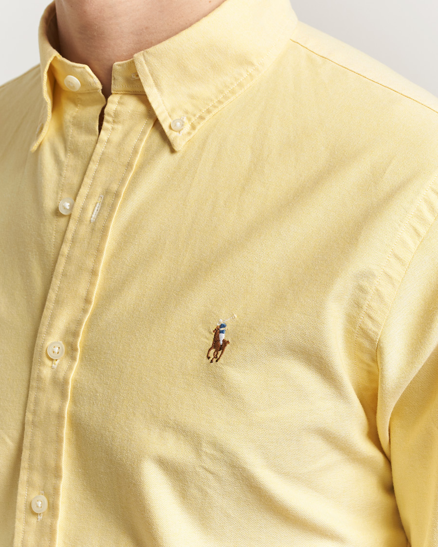 Mies | Kauluspaidat | Polo Ralph Lauren | Custom Fit Oxford Shirt Yellow