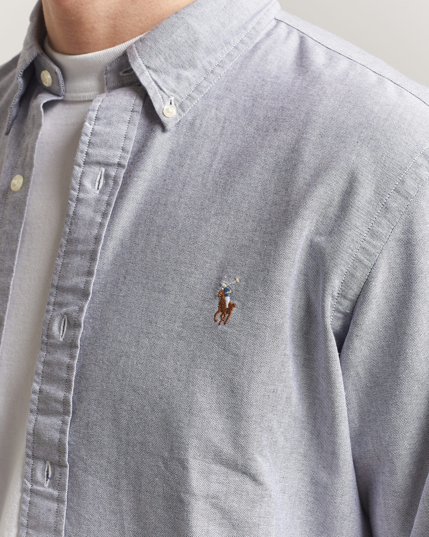 Mies | Kauluspaidat | Polo Ralph Lauren | Custom Fit Oxford Shirt Navy
