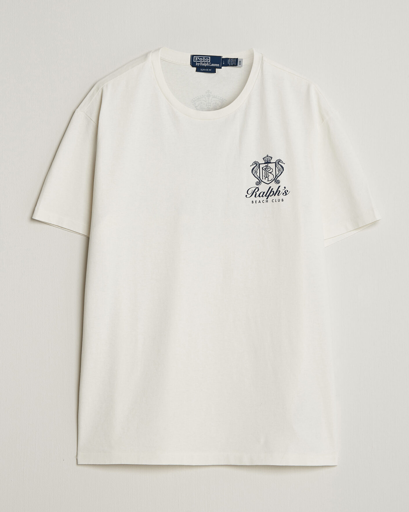Mies | T-paidat | Polo Ralph Lauren | Ralph's Beach Club Back Print Tee White