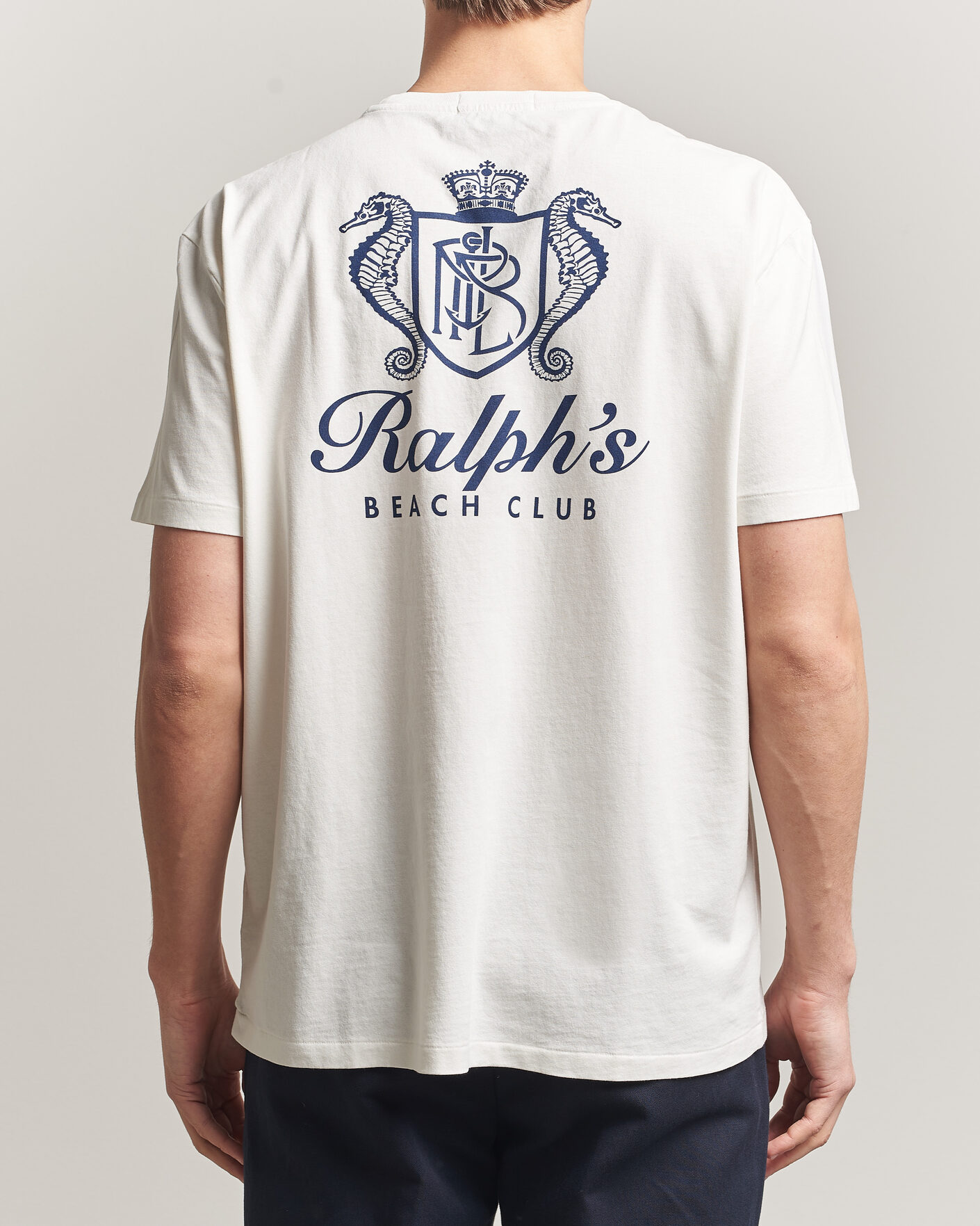 Mies | T-paidat | Polo Ralph Lauren | Ralph's Beach Club Back Print Tee White
