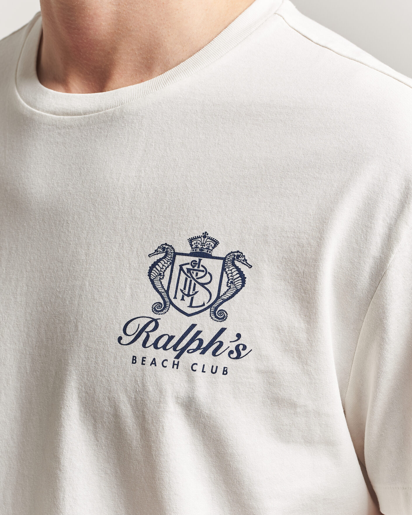 Mies | T-paidat | Polo Ralph Lauren | Ralph's Beach Club Back Print Tee White