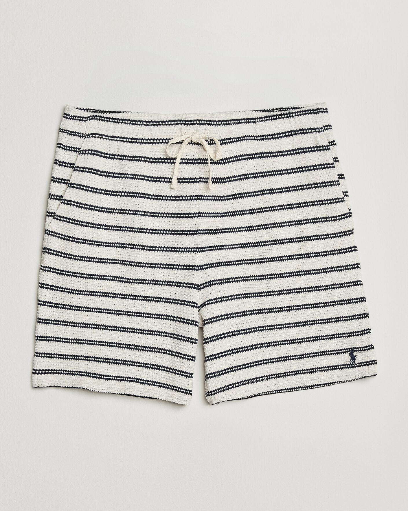 Mies | Shortsit | Polo Ralph Lauren | Knitted Shorts Pale Cream/Newport Navy