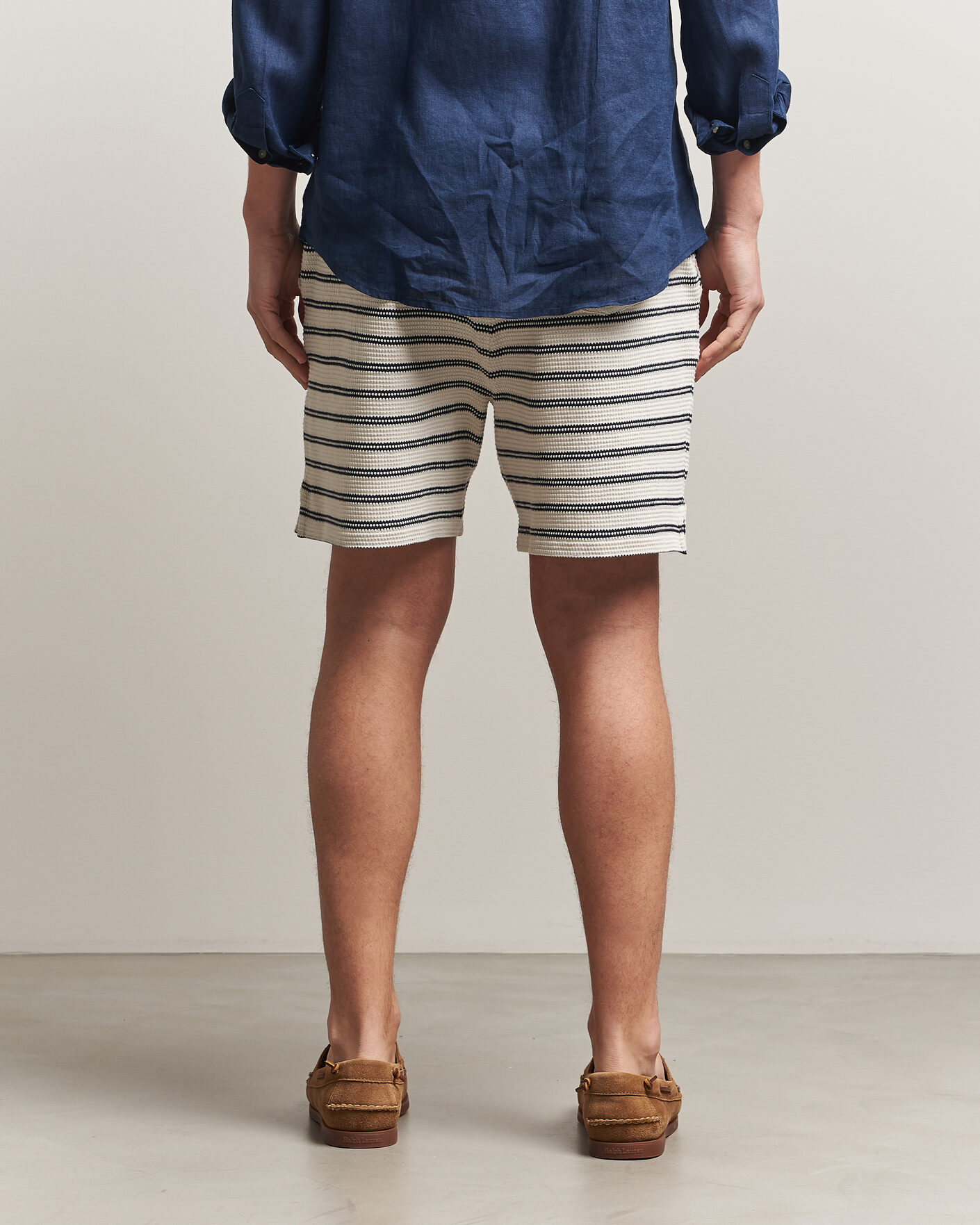 Mies | Shortsit | Polo Ralph Lauren | Knitted Shorts Pale Cream/Newport Navy