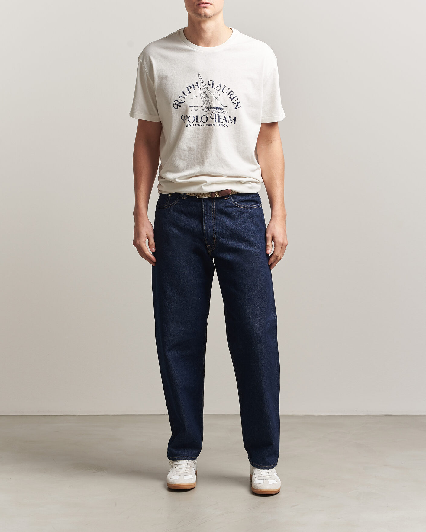 Mies | T-paidat | Polo Ralph Lauren | Ralph's Beach Club Printed Tee Deckwash White