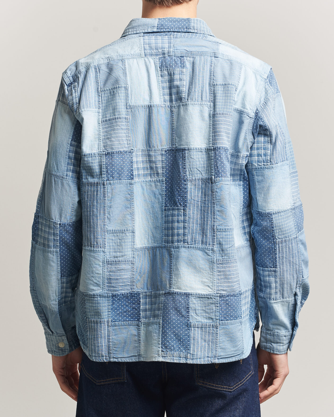 Mies | Kauluspaidat | Polo Ralph Lauren | Indigo Patchwork Shirt Blue