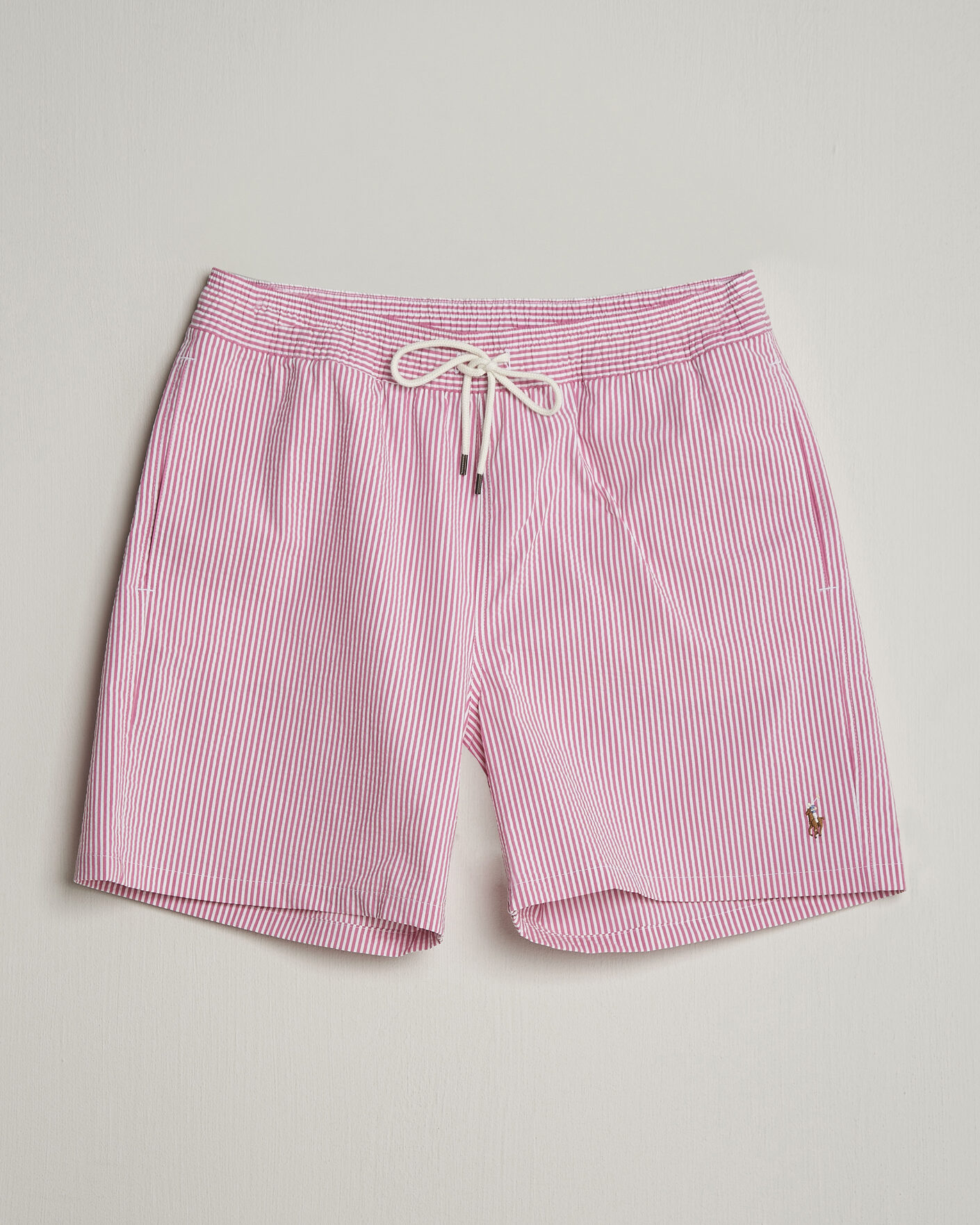 Mies | Uimahousut | Polo Ralph Lauren | Traveler Mid Trunk Seersucker Rose
