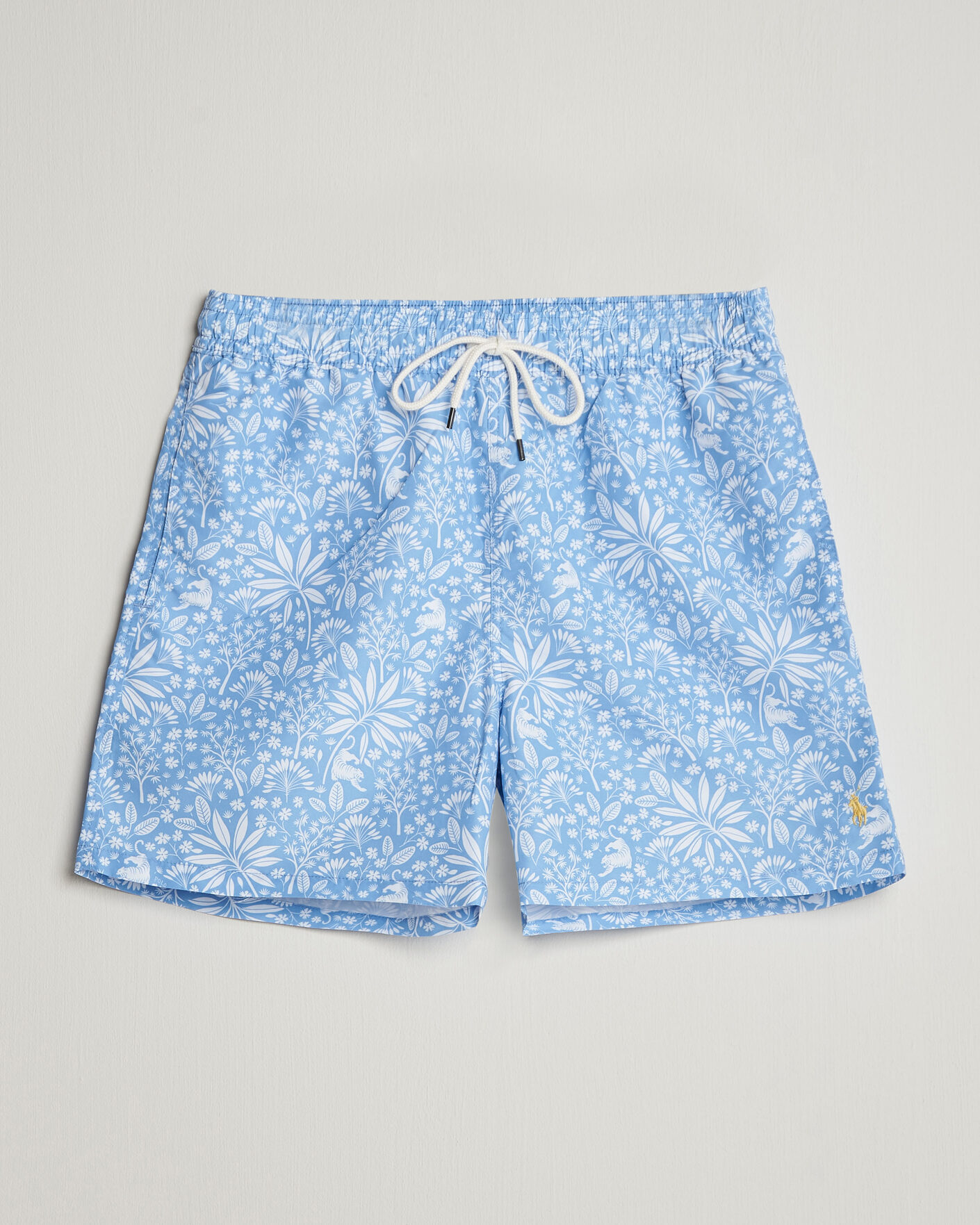 Mies | Uimahousut | Polo Ralph Lauren | Traveler Print Mid Trunk Blue