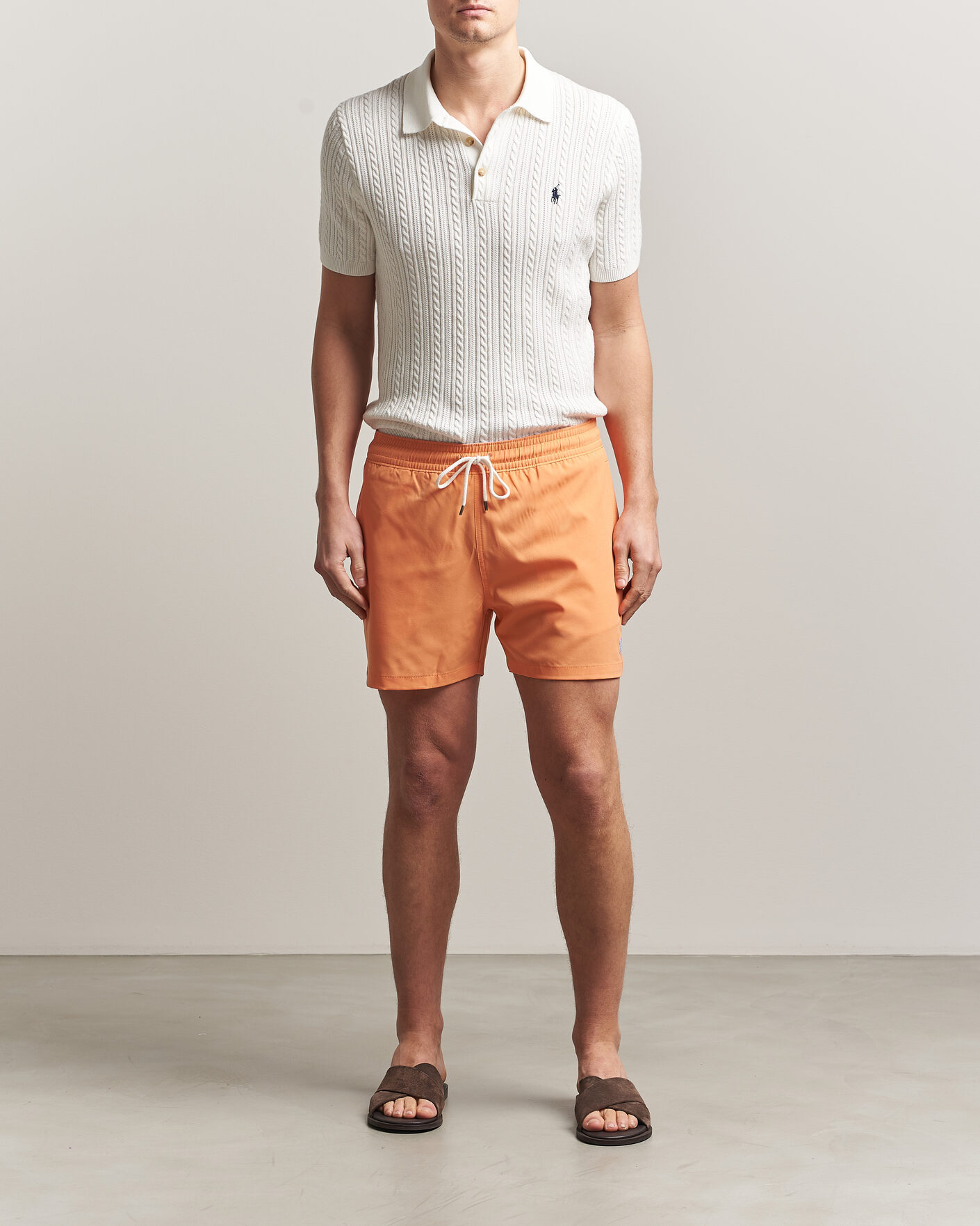 Mies | Uimahousut | Polo Ralph Lauren | Traveler Slim Trunk Orange
