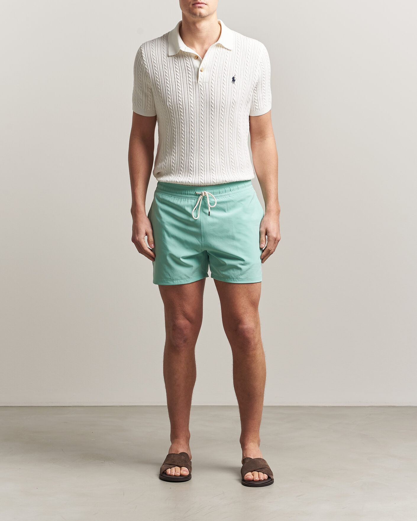 Mies | Uimahousut | Polo Ralph Lauren | Traveler Slim Trunk Celadon