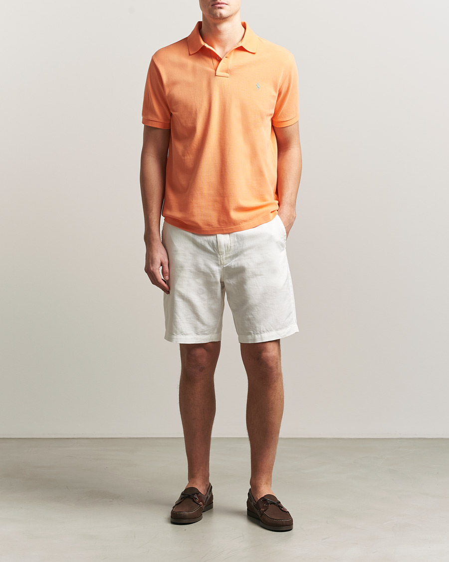 Mies | Pikeet | Polo Ralph Lauren | Custom Slim Fit Polo Pompano Orange