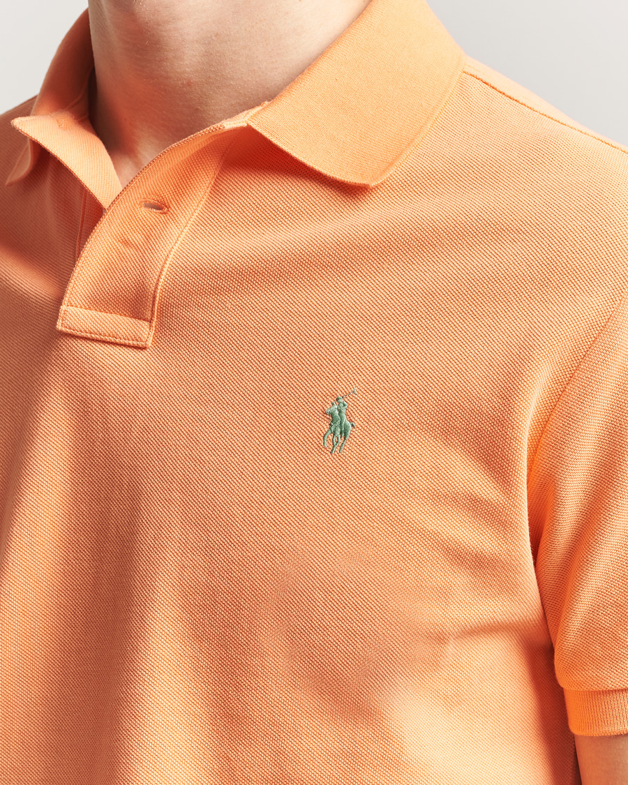 Mies | Pikeet | Polo Ralph Lauren | Custom Slim Fit Polo Pompano Orange