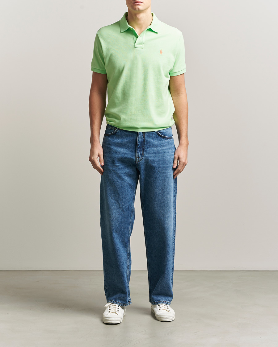 Mies | Pikeet | Polo Ralph Lauren | Custom Slim Fit Polo Cruise Lime
