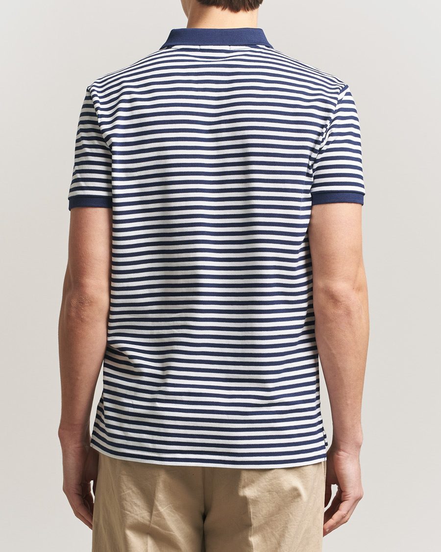 Mies | Pikeet | Polo Ralph Lauren | Custom Slim Fit Striped Polo Navy/White