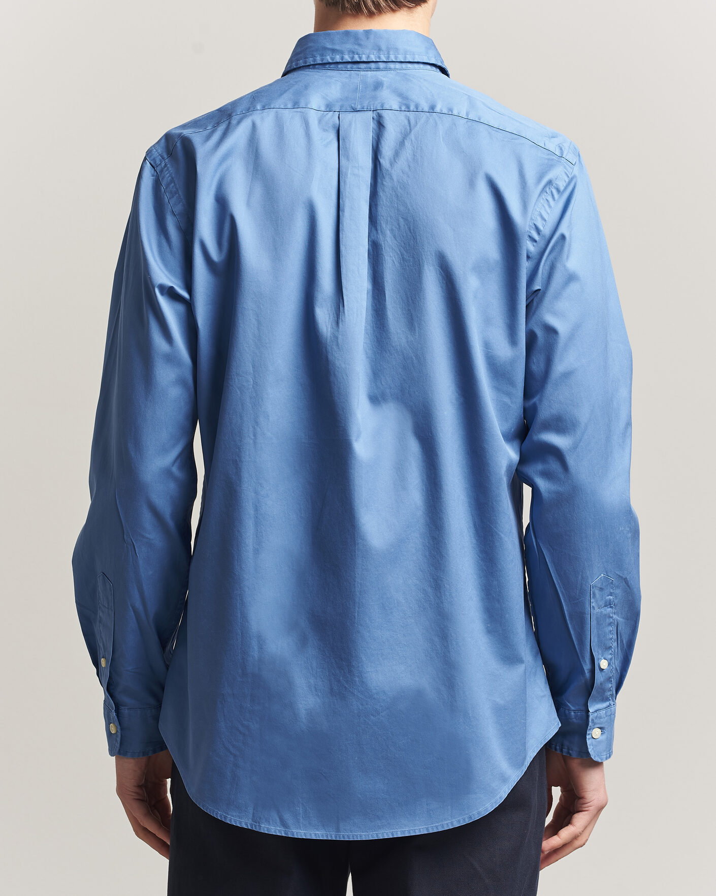 Mies | Kauluspaidat | Polo Ralph Lauren | Custom Fit Garment Twill Shirt Nimes Blue