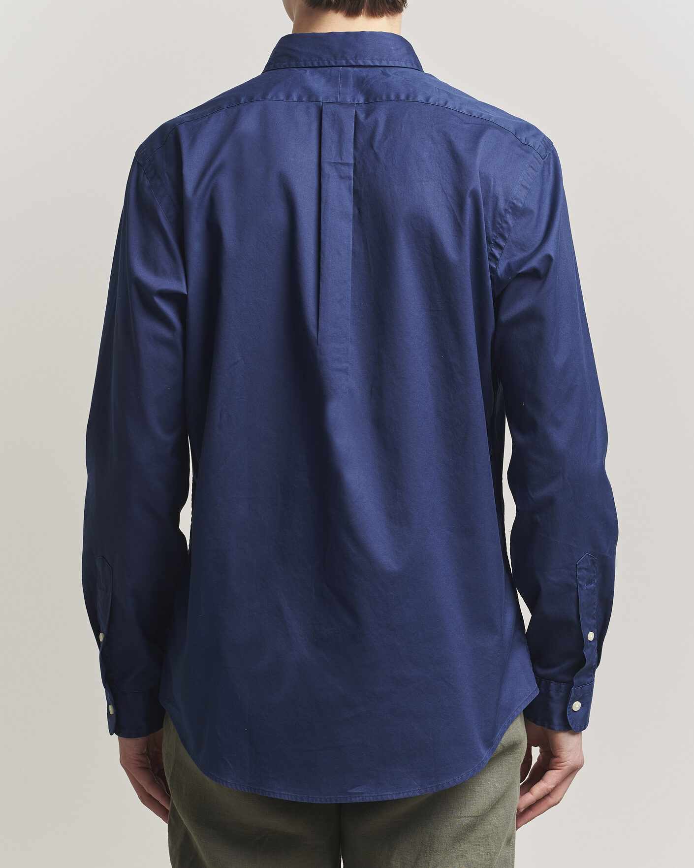 Mies | Kauluspaidat | Polo Ralph Lauren | Custom Fit Garment Twill Shirt Newport Navy