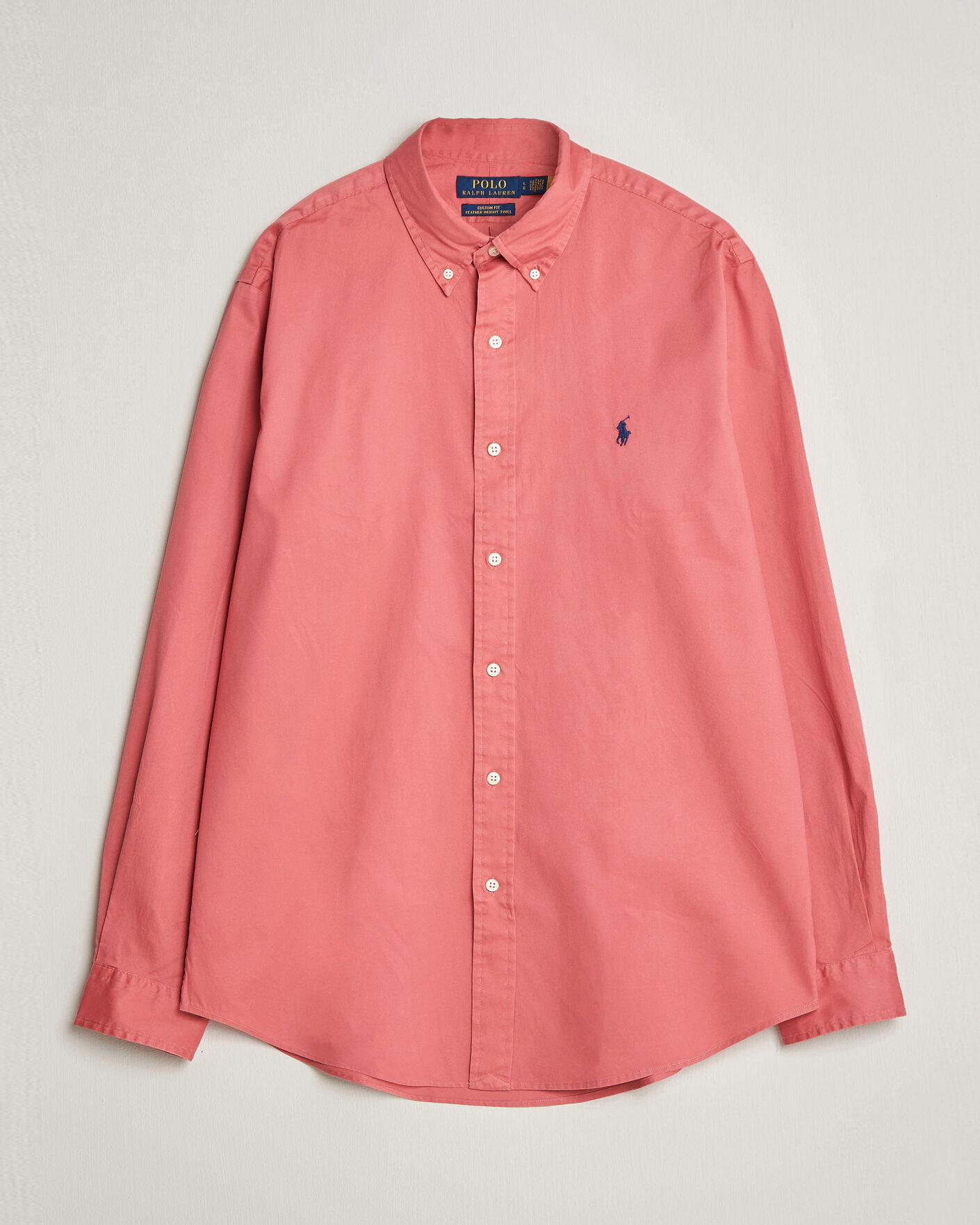 Mies | Kauluspaidat | Polo Ralph Lauren | Custom Fit Garment Twill Shirt Adirondack Berry