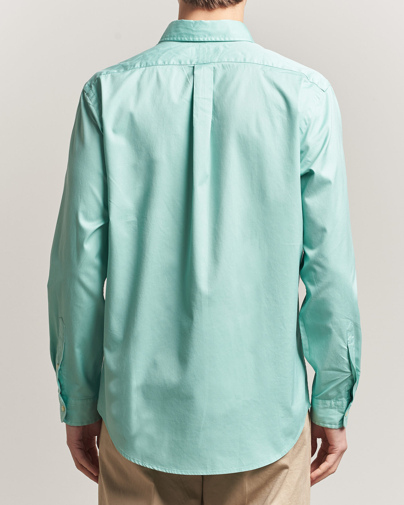 Mies | Kauluspaidat | Polo Ralph Lauren | Custom Fit Garment Twill Shirt Celadon