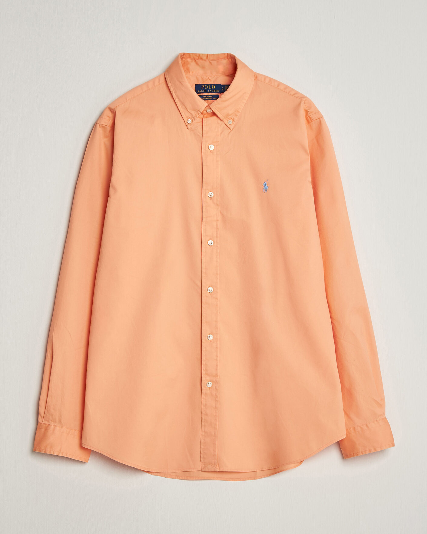 Mies | Kauluspaidat | Polo Ralph Lauren | Custom Fit Garment Twill Shirt Poppy