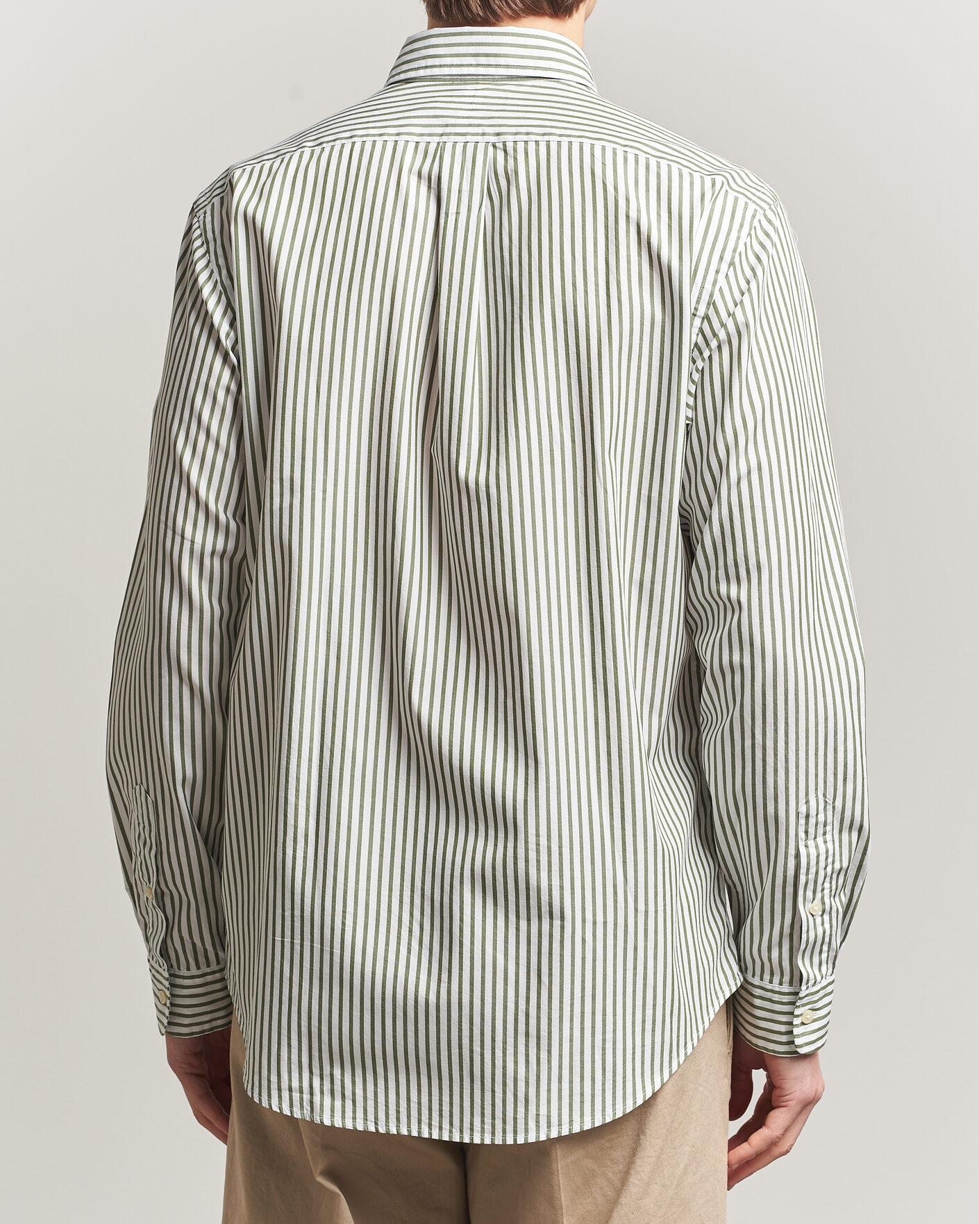 Mies | Kauluspaidat | Polo Ralph Lauren | Custom Fit Poplin Striped Shirt Garden Trail