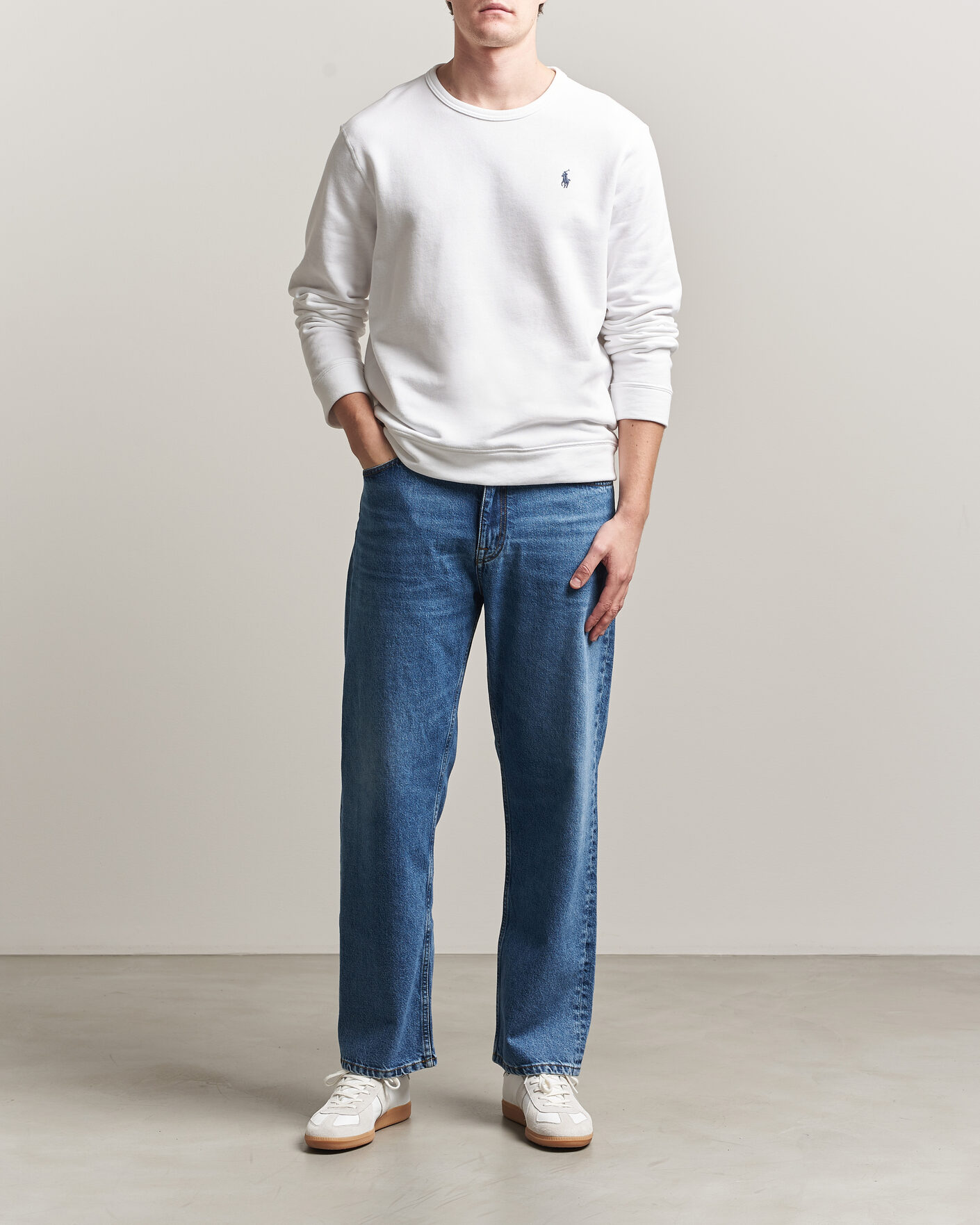 Mies | Puserot | Polo Ralph Lauren | Island Terry Sweatshirt White